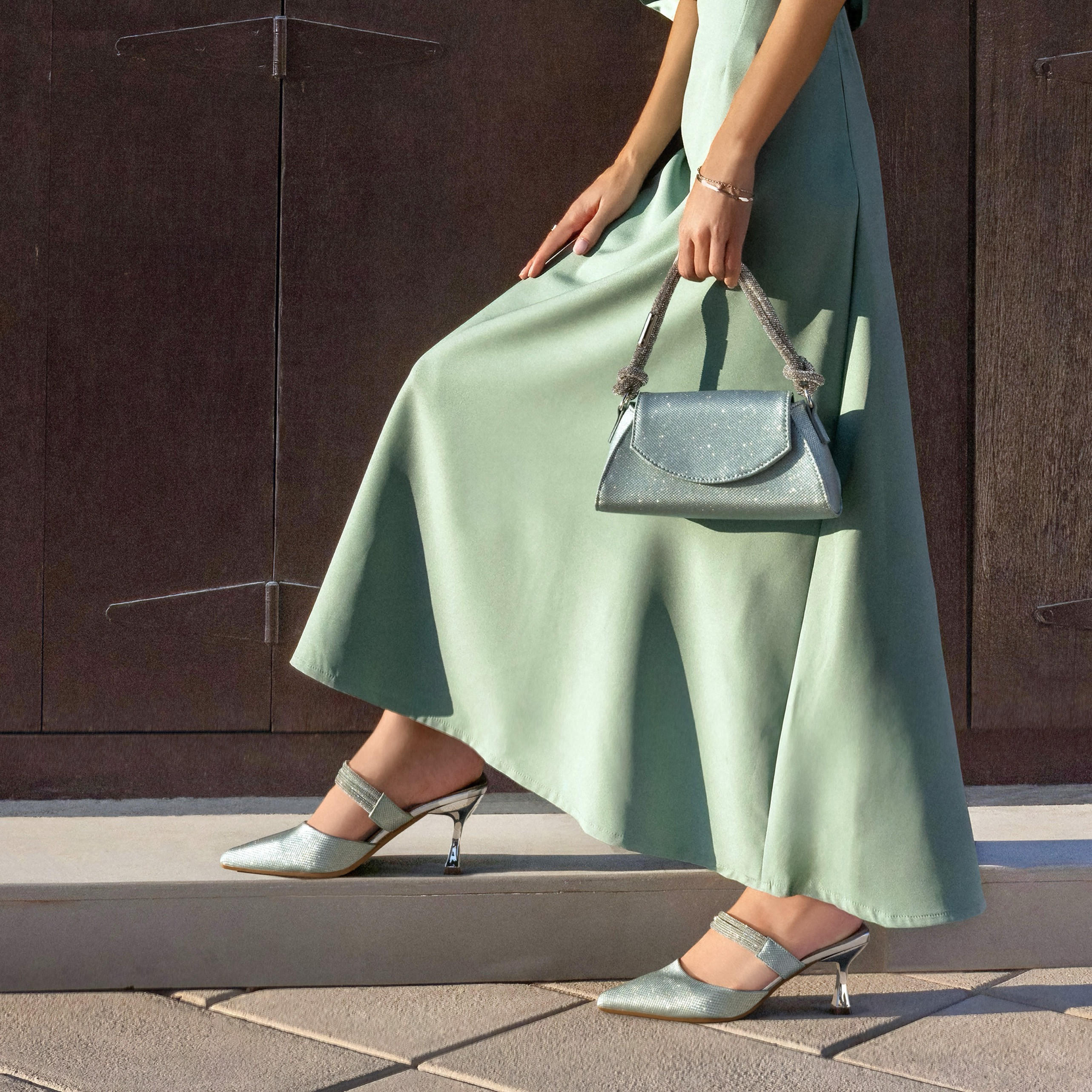Flora Bella Embellished Pointed Toe Mules with Flared Heels-women-shoes-heels-image-6