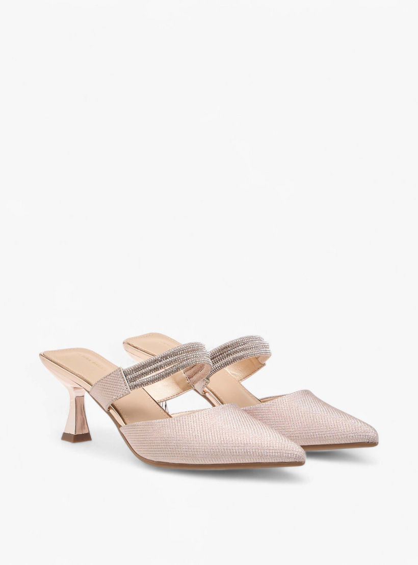 حذاء ميول مزين بمقدمة مدببة وكعب من فلورا بيلا-women-shoes-heels-image-1
