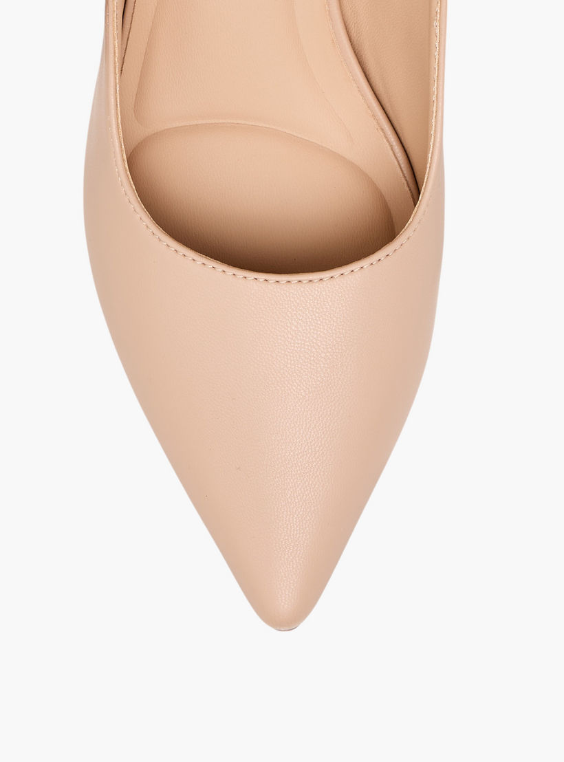 Flora Bella Ruched Detail Slingback Shoes with Stiletto Heels-women-shoes-heels-image-4