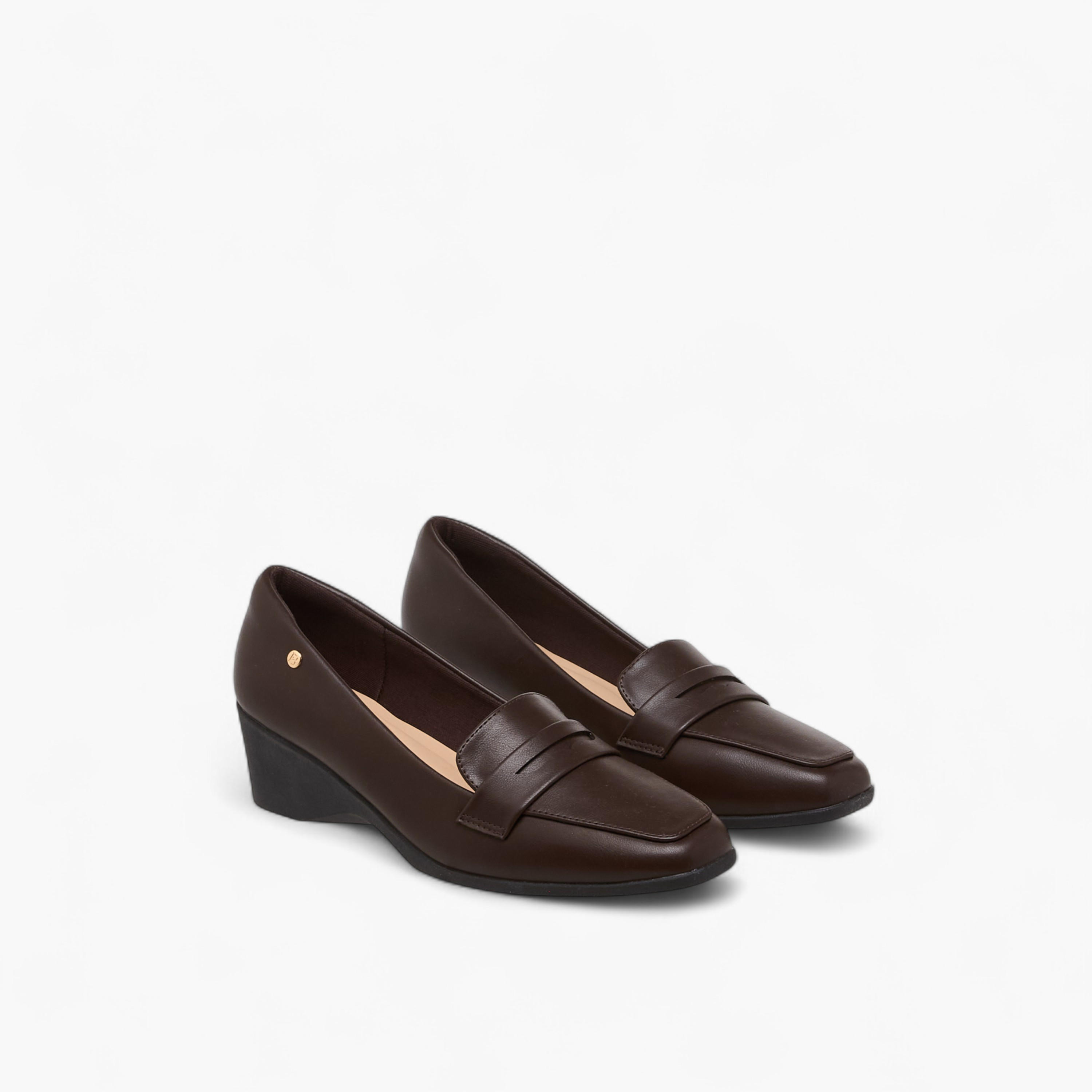 Flora Bella Women's Wedge Heel Loafers-women-shoes-loafersandmoccasins-image-1