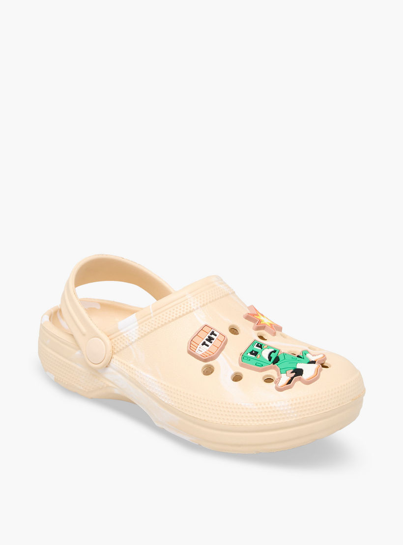 Minecraft Boys Backstrap Clogs-boys-shoes-sandals-image-3