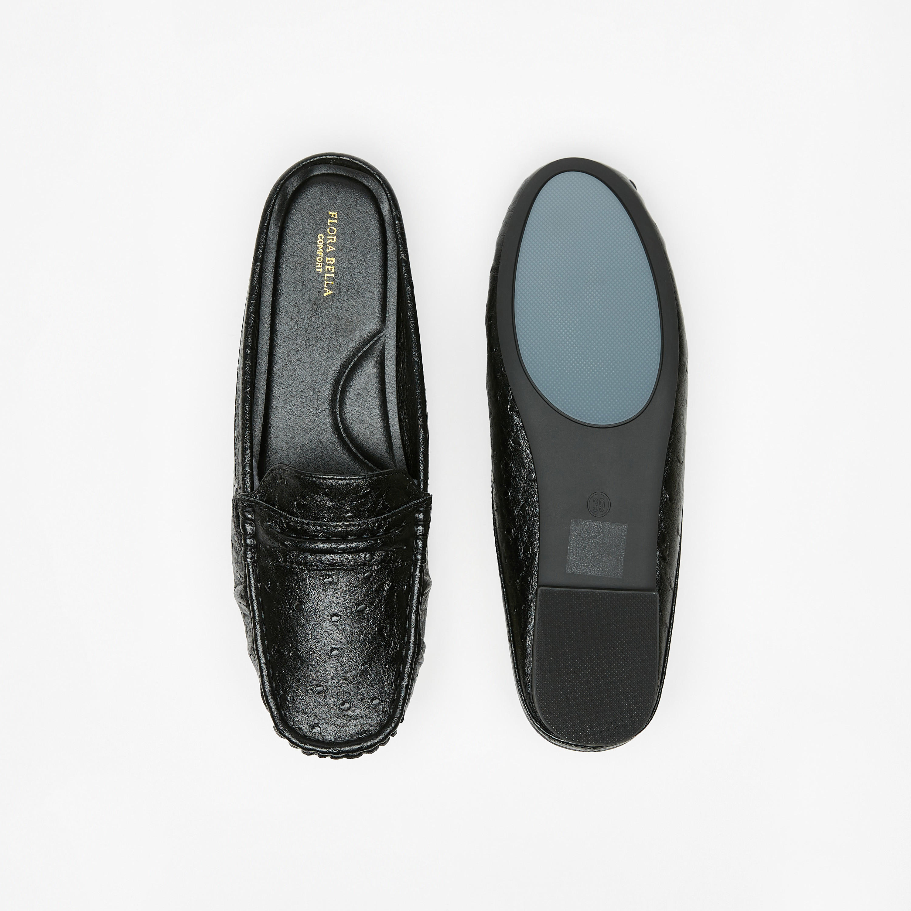 حذاء ميول سهل الارتداء بارز الملمس من فلورا بيلا-women-shoes-flats-loafers-image-4