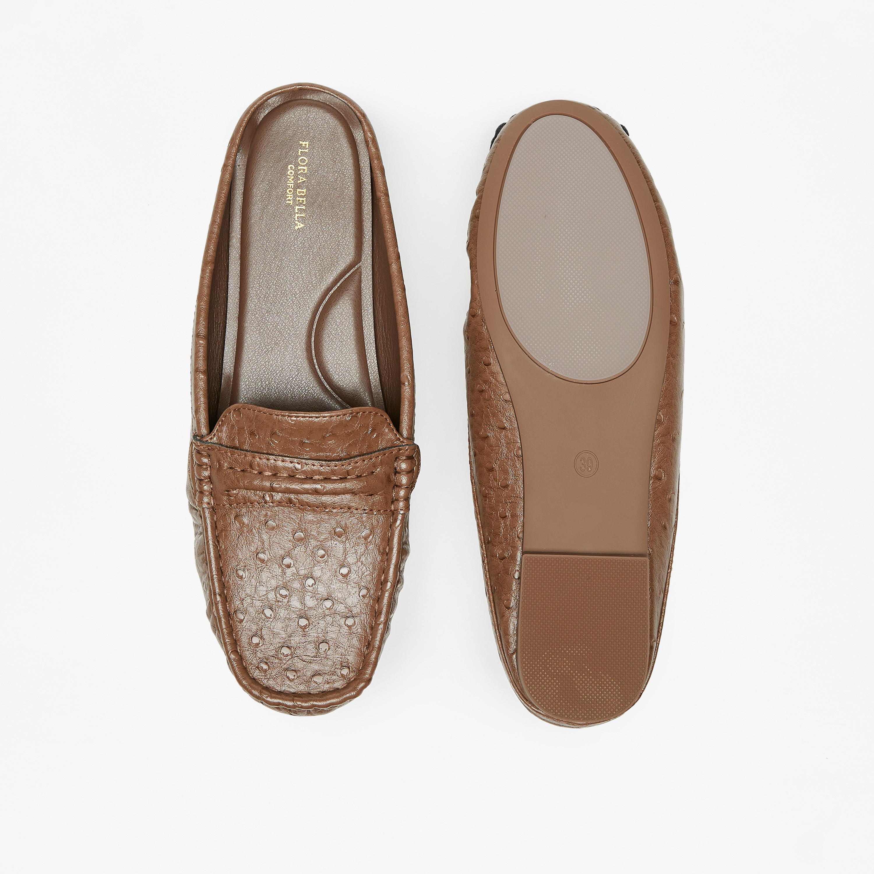 حذاء ميول سهل الارتداء بارز الملمس من فلورا بيلا-women-shoes-flats-loafers-image-9