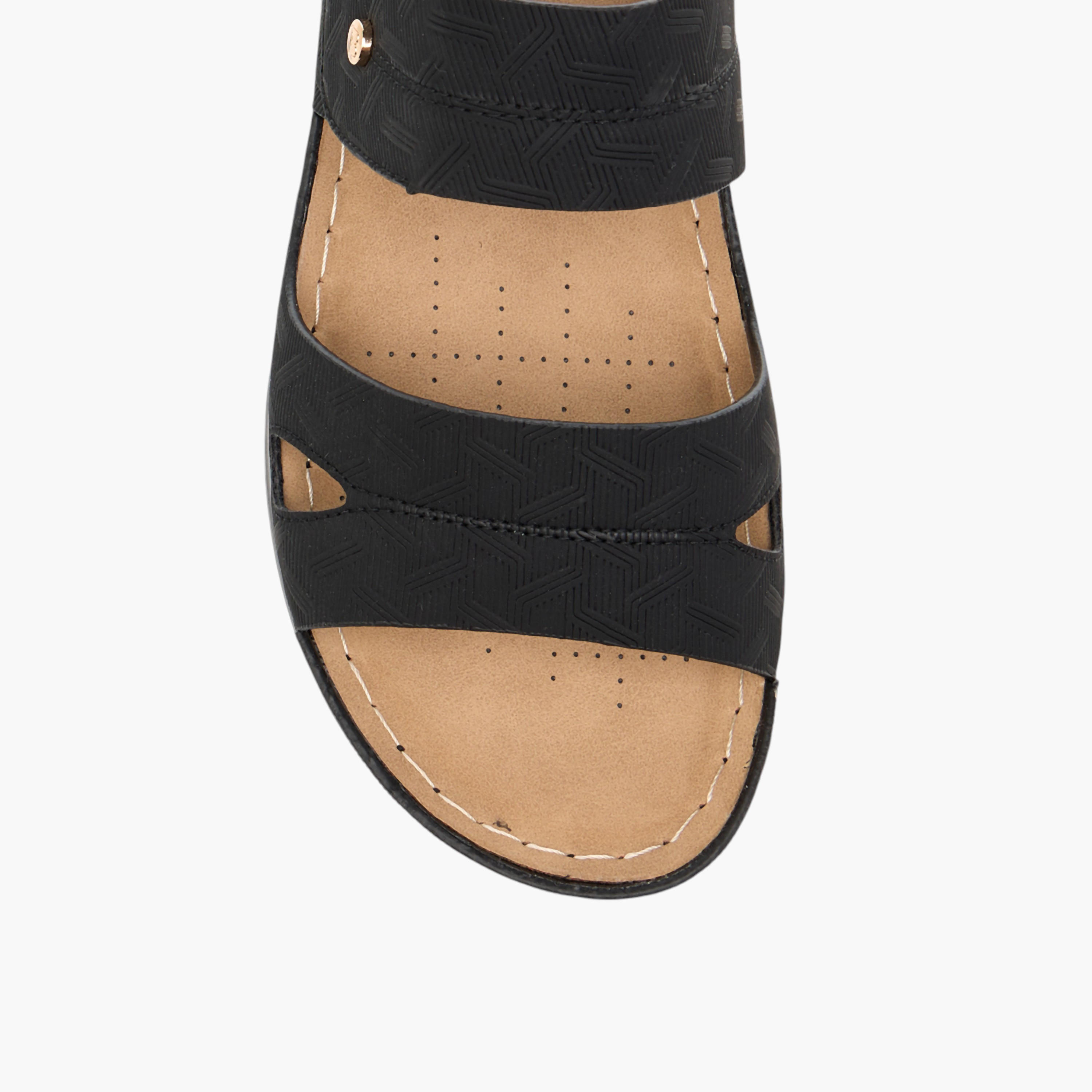Flora Bella Stich Detail Slip-On Comfort Sandals-women-shoes-flats-sandals-image-4