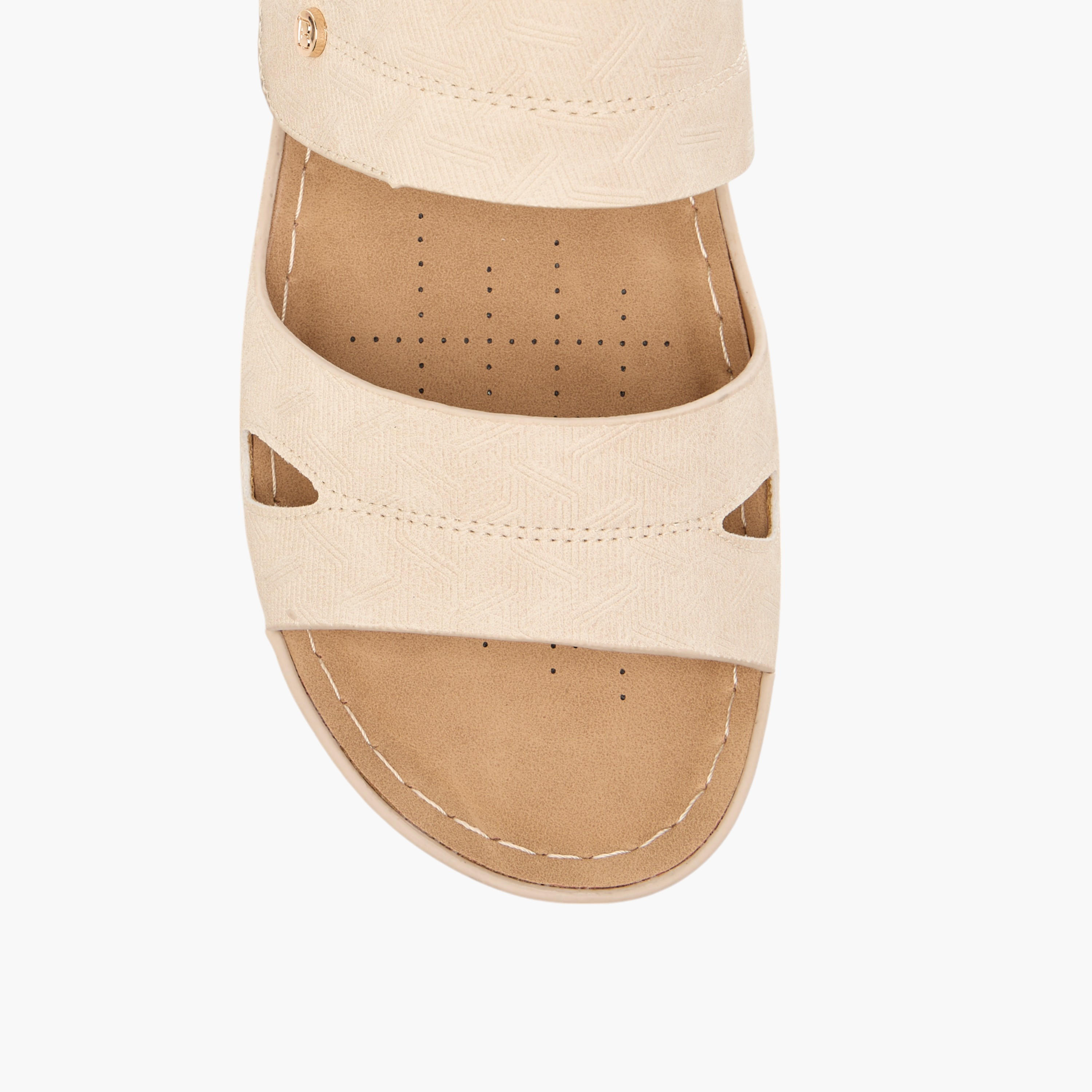 Flora Bella Stich Detail Slip-On Comfort Sandals-women-shoes-flats-sandals-image-4