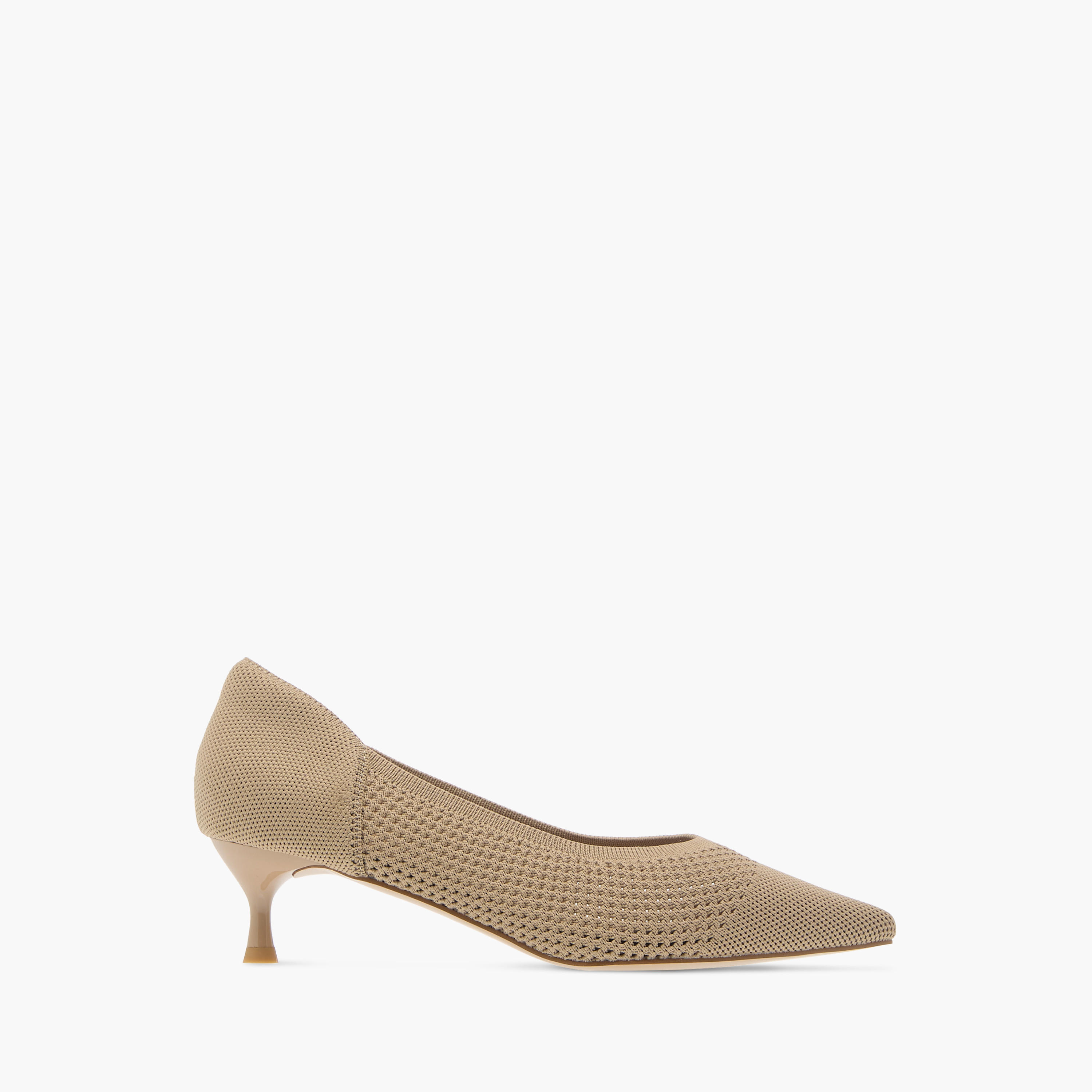 Flora Bella Textured  Slip-On Pumps with Kitten Heels-women-shoes-heels-image-3