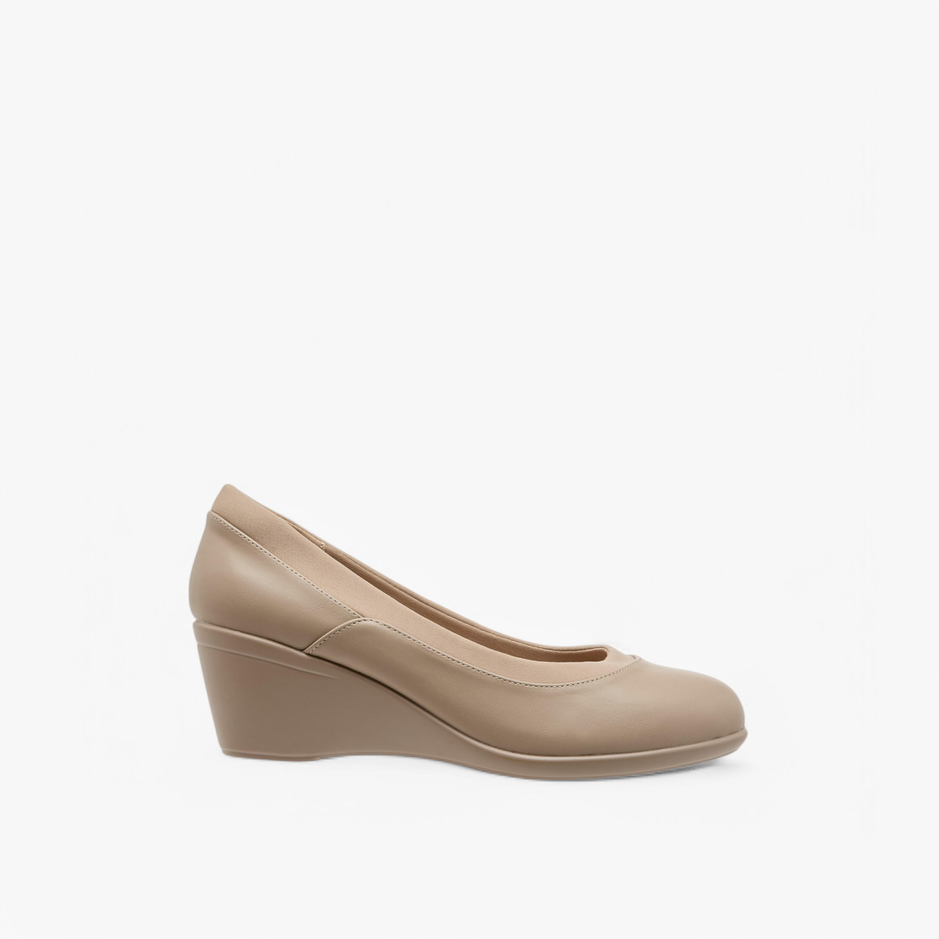 Flora Bella Solid Slip-On Comfort Shoes with Wedge Heels-women-shoes-ballerinas-image-3