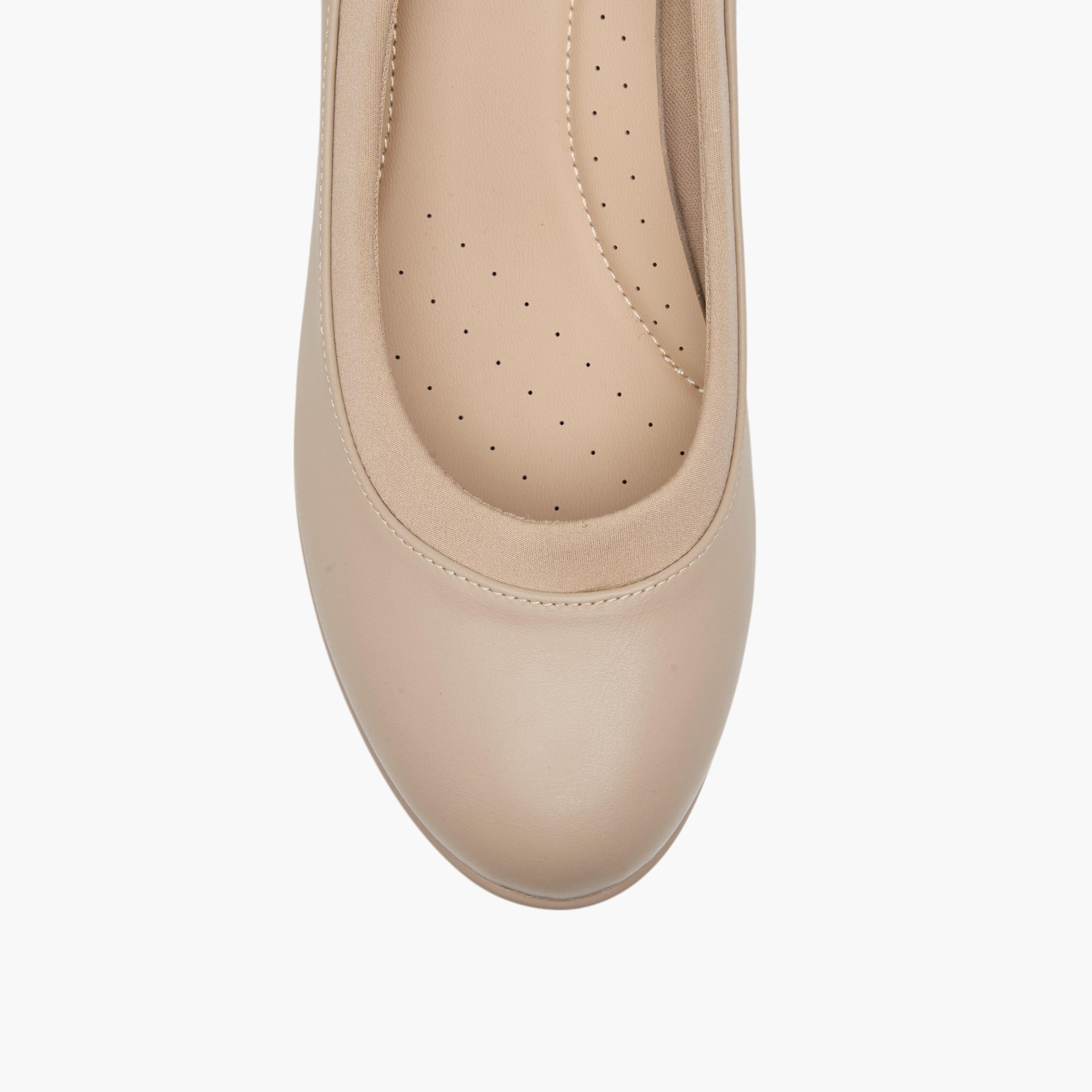 Flora Bella Solid Slip-On Comfort Shoes with Wedge Heels-women-shoes-ballerinas-image-4