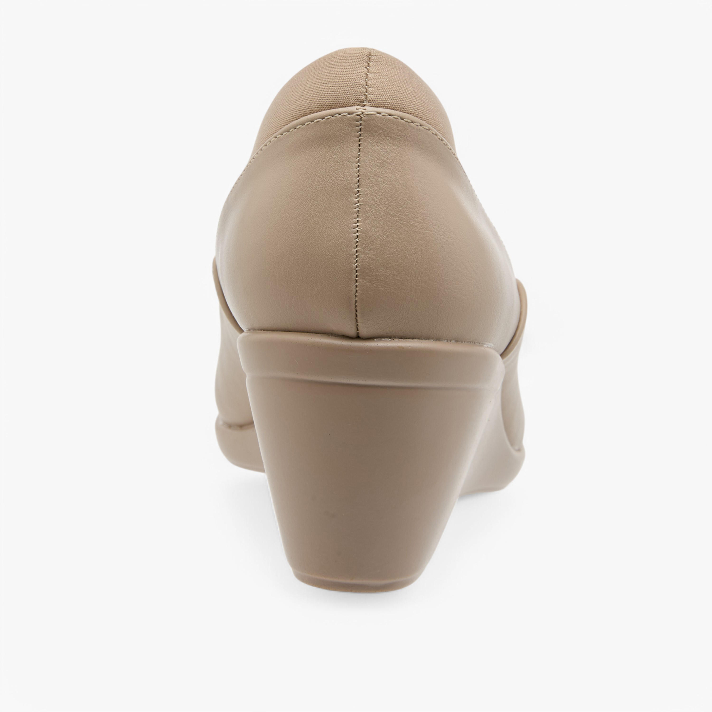 Flora Bella Solid Slip-On Comfort Shoes with Wedge Heels-women-shoes-ballerinas-image-5