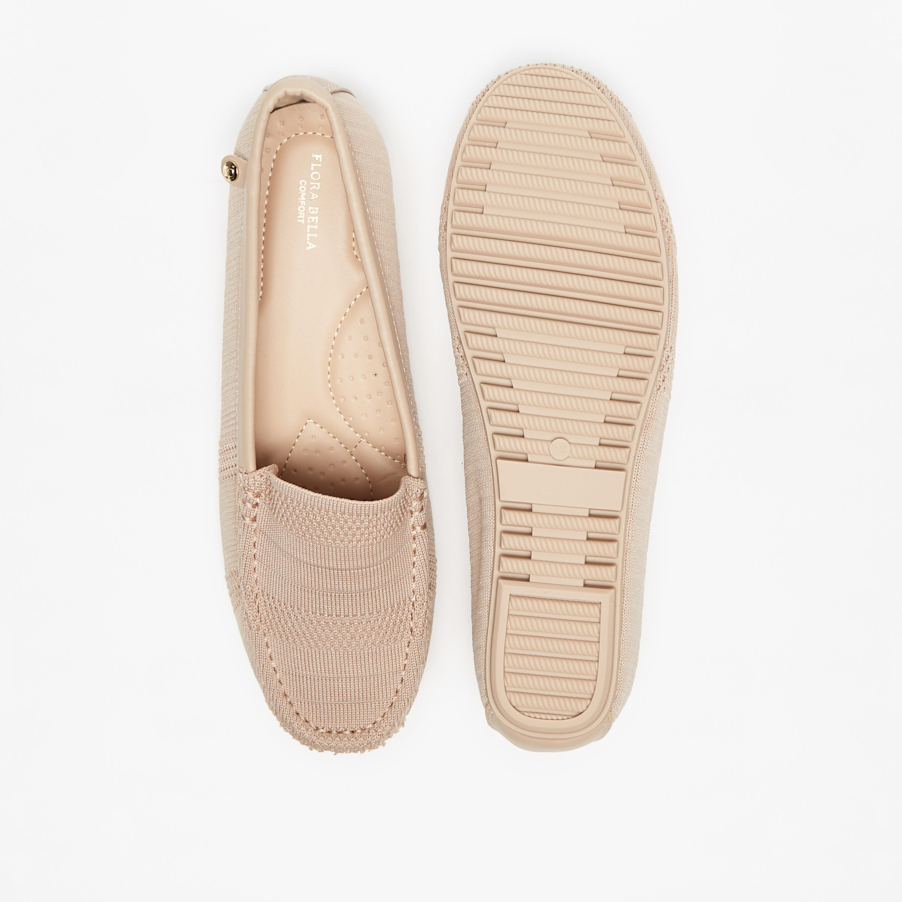 Flora Bella Textured Loafers with Wedge Heels-women-shoes-loafersandmoccasins-image-4