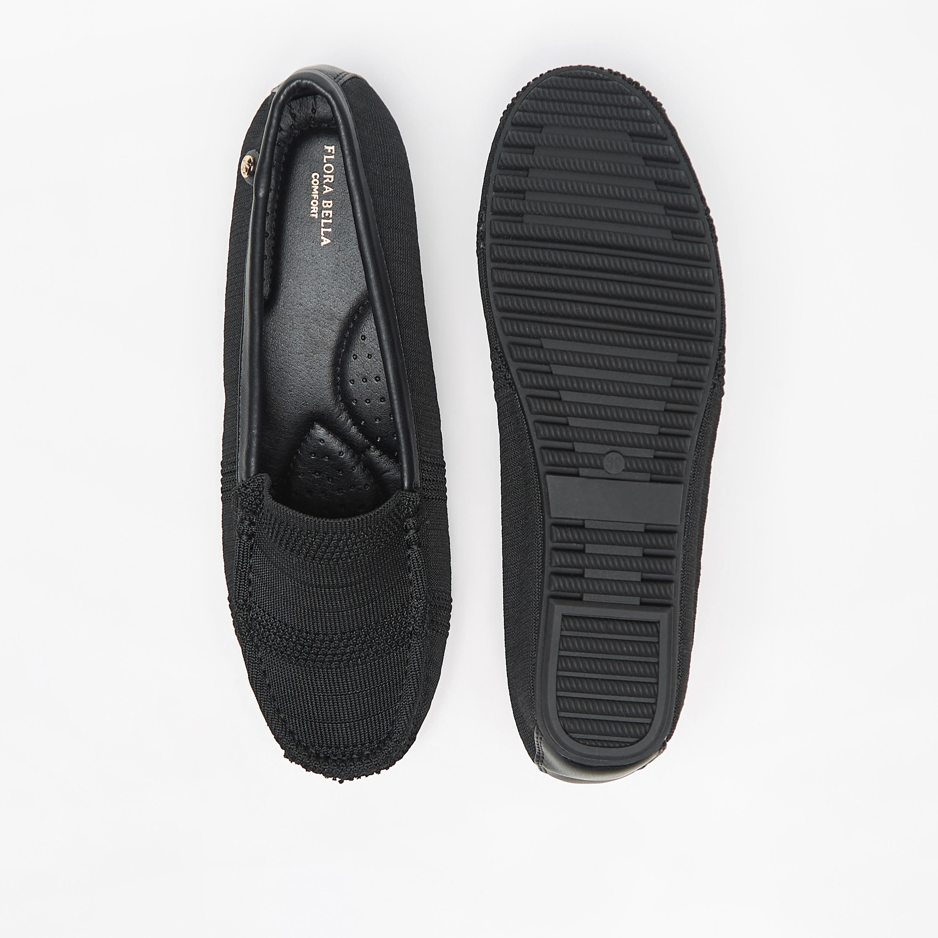 Flora Bella Textured Loafers with Wedge Heels-women-shoes-loafersandmoccasins-image-9