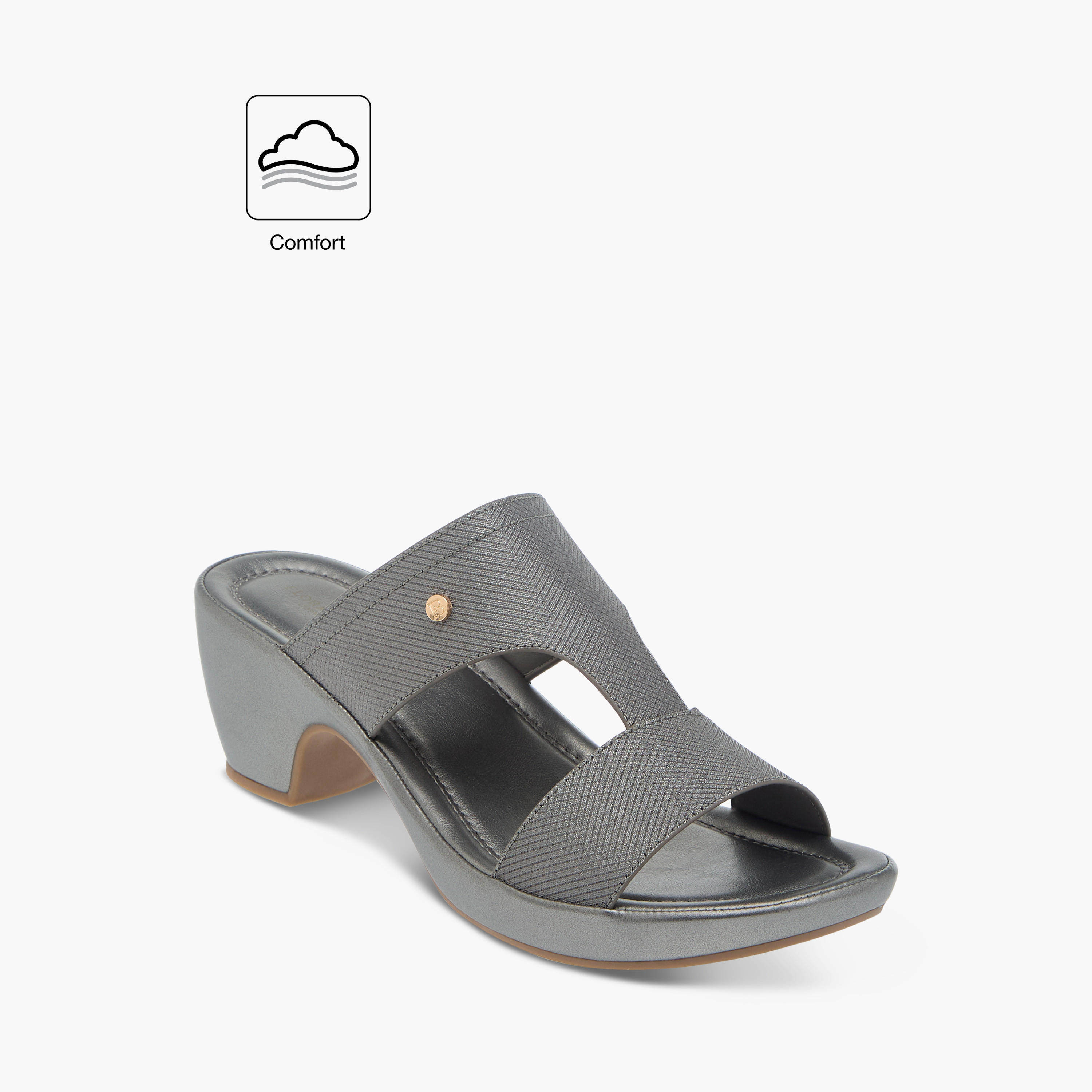 Flora Bella Textured Slip-On Comfort Sandals with Block Heels-women-shoes-sandals-heeled-image-2