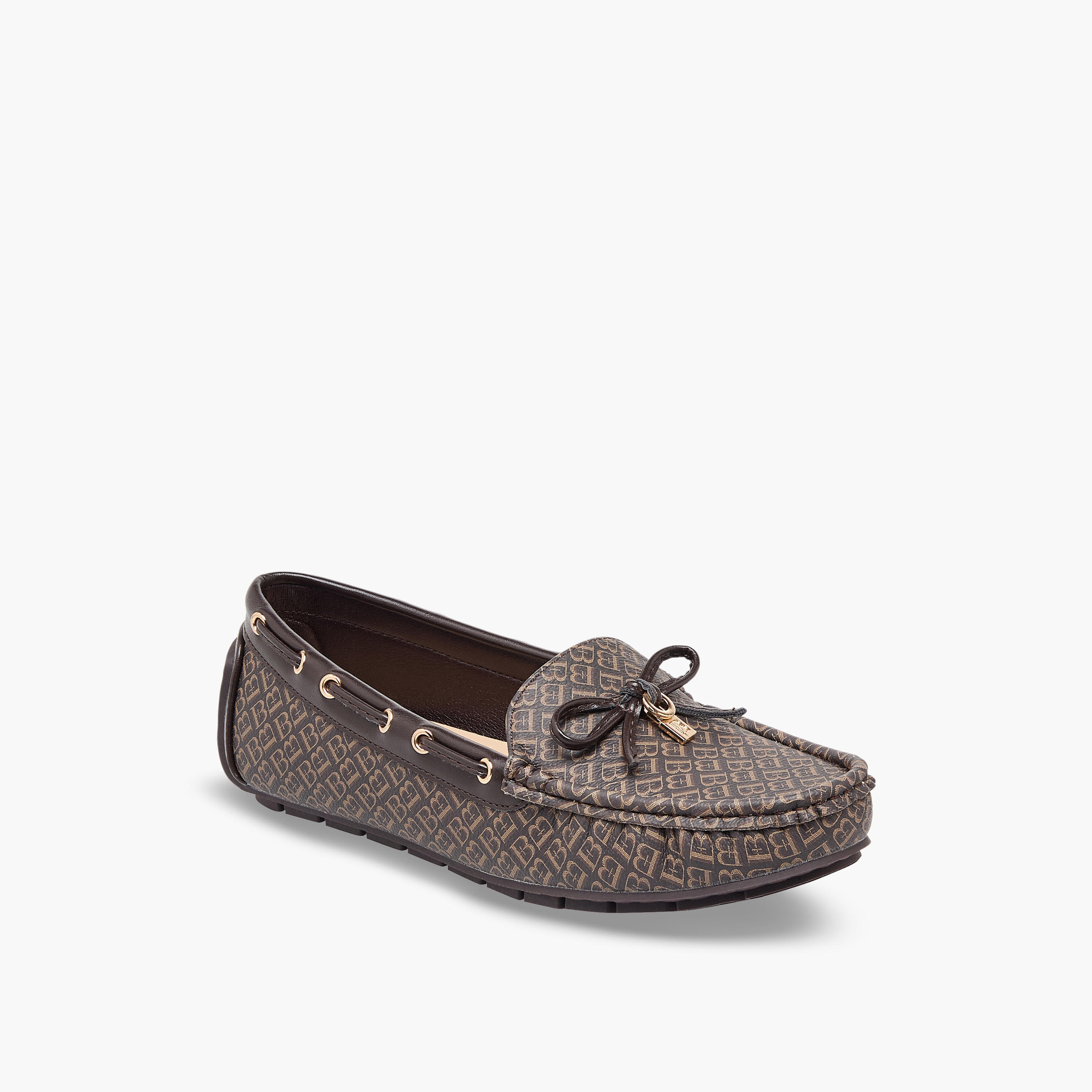 Flora Bella Women Monogram Print Loafers-women-shoes-flats-moccasins-image-2