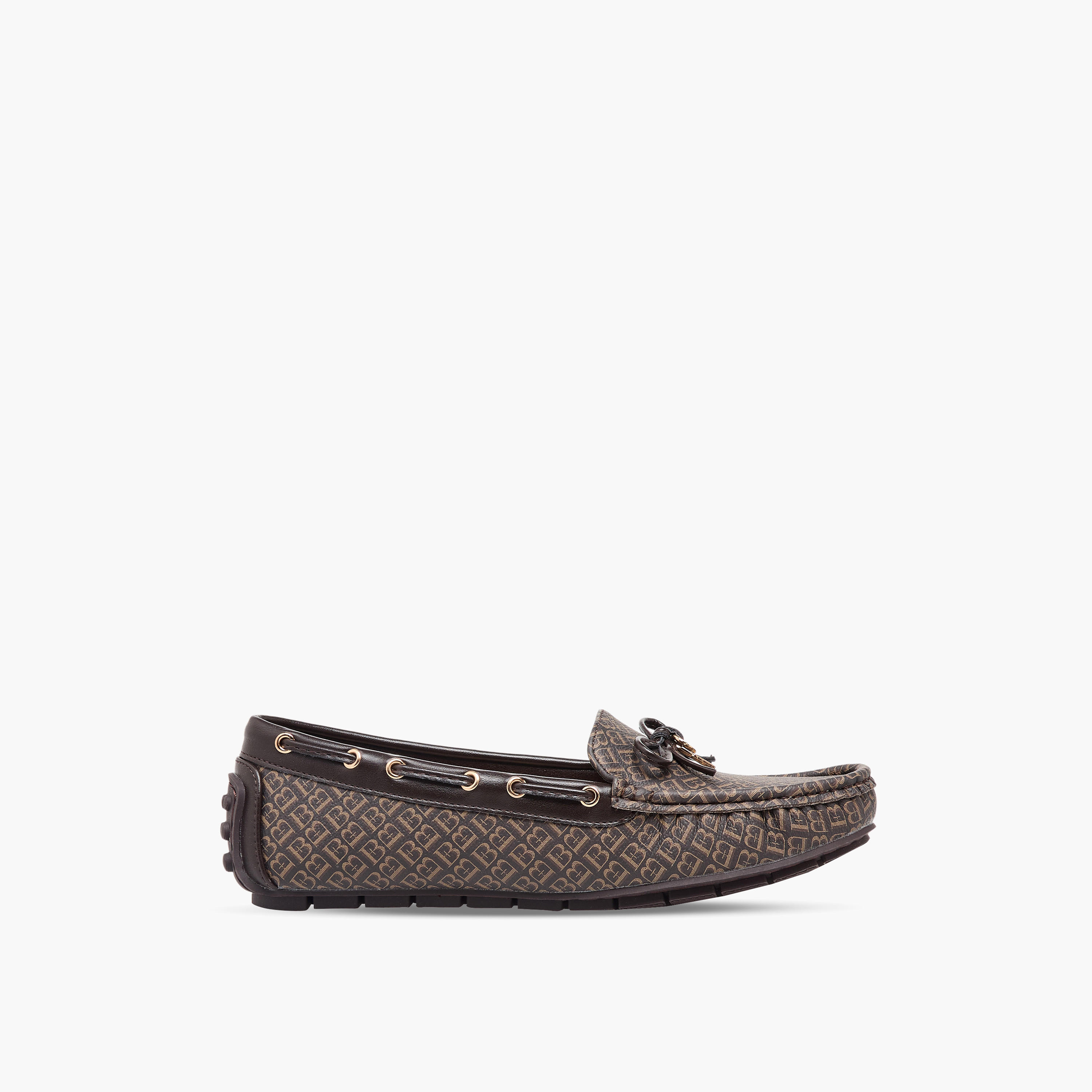 Flora Bella Women Monogram Print Loafers-women-shoes-flats-moccasins-image-3