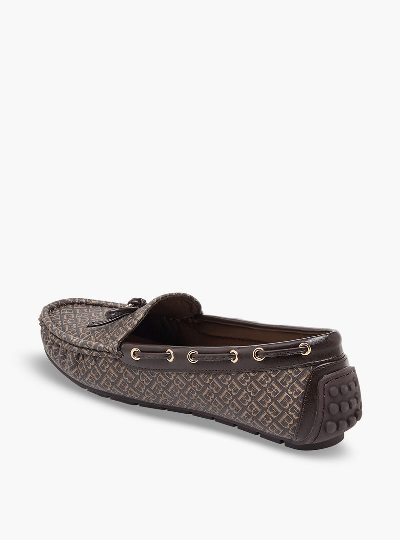 Flora Bella Women Monogram Print Loafers-women-shoes-flats-moccasins-image-5