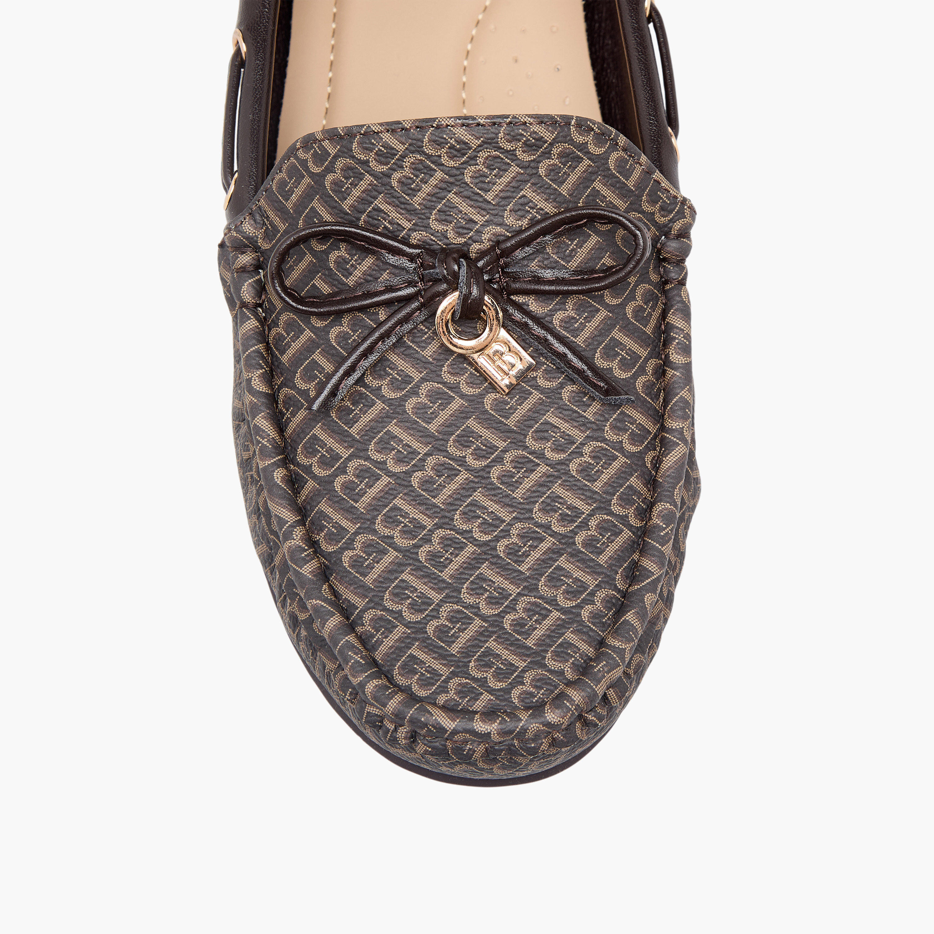 Flora Bella Women Monogram Print Loafers-women-shoes-flats-moccasins-image-7