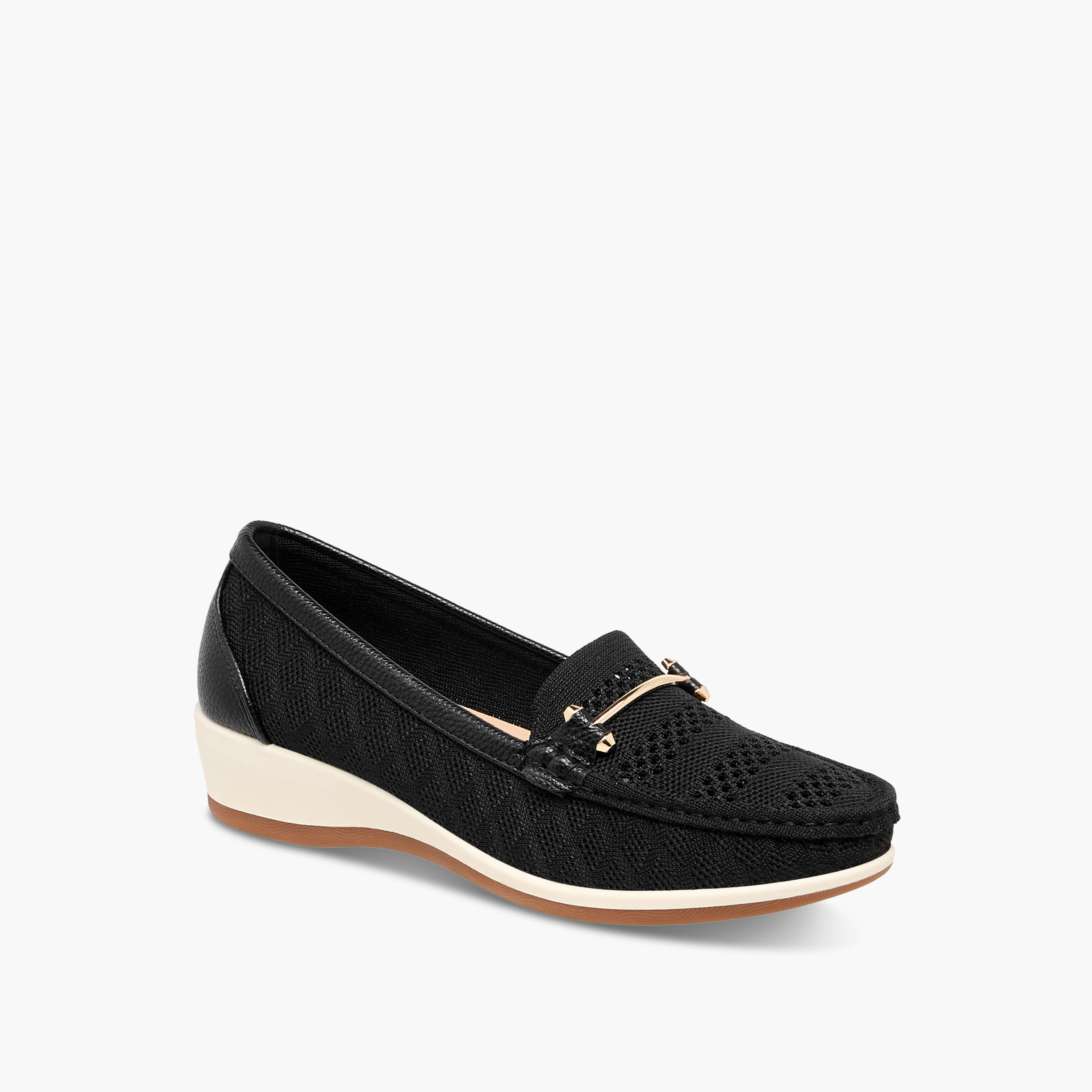 Flora Bella Metal Accent Slip-On Wedge Heel Loafers-women-shoes-loafersandmoccasins-image-2