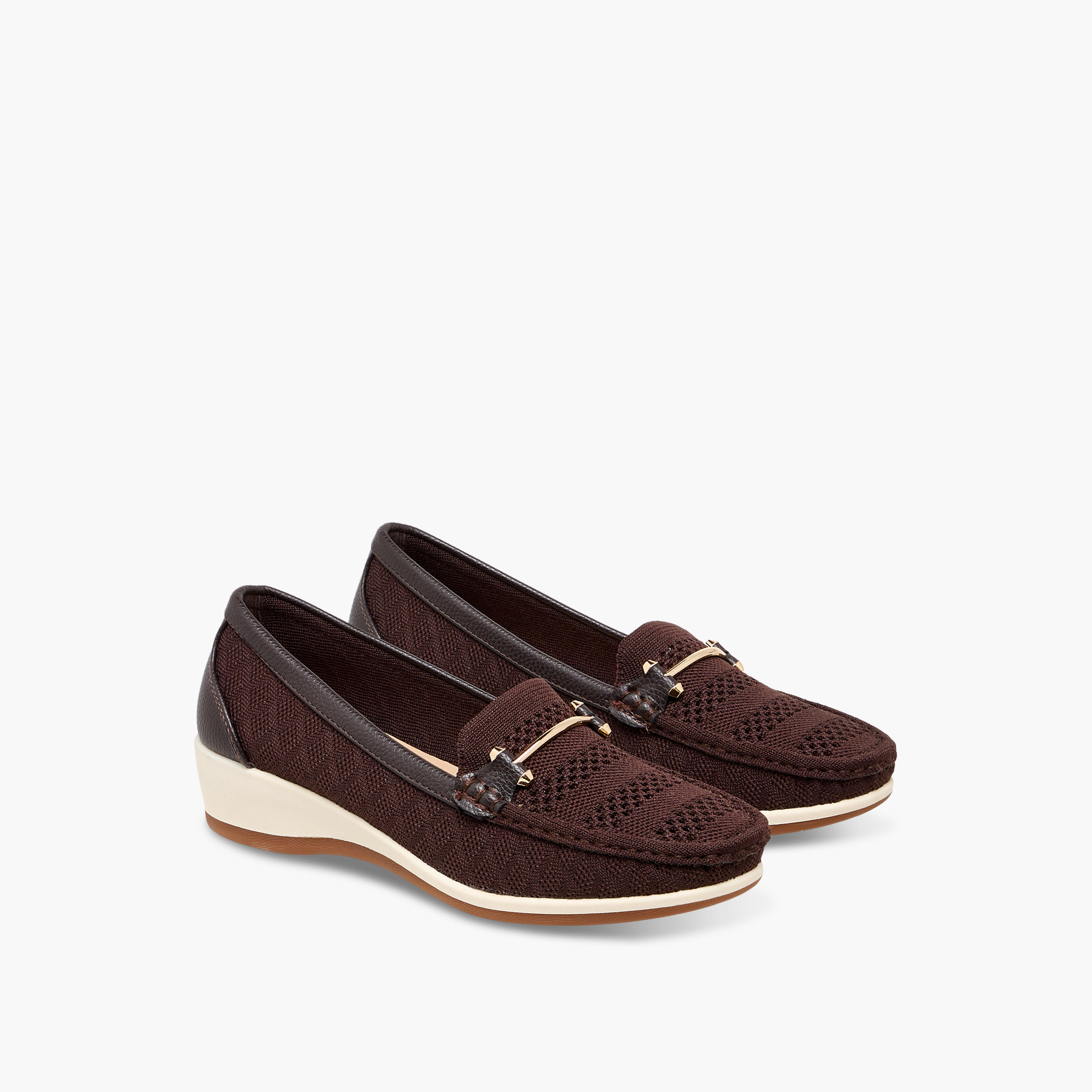 Flora Bella Metal Accent Slip-On Wedge Heel Loafers-women-shoes-loafersandmoccasins-image-1