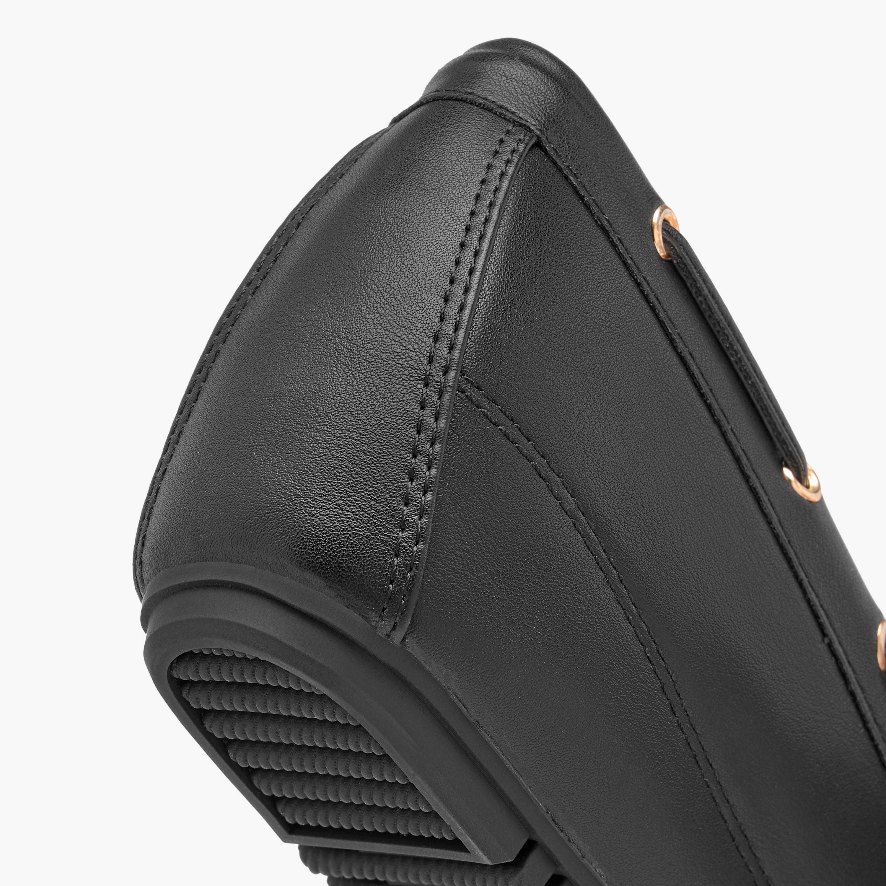 حذاء سهل الارتداء سادة بكعب سميك من فلورا بيلا-women-shoes-flats-loafers-image-5