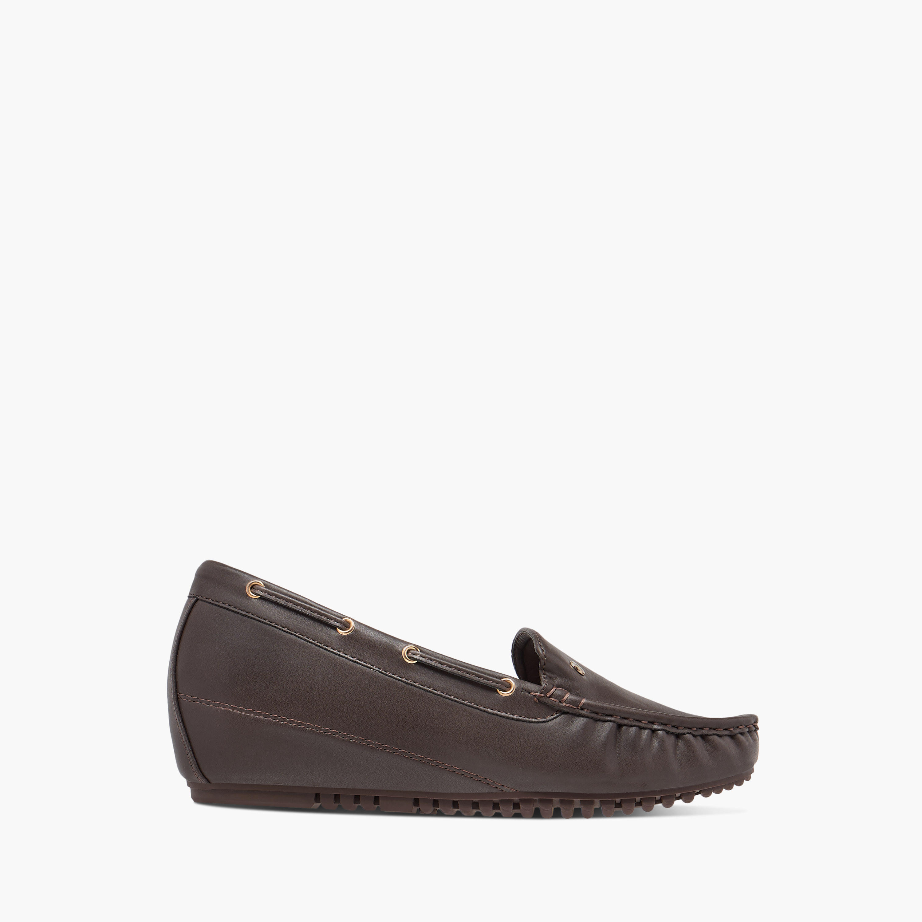 حذاء سهل الارتداء سادة بكعب سميك من فلورا بيلا-women-shoes-flats-loafers-image-8