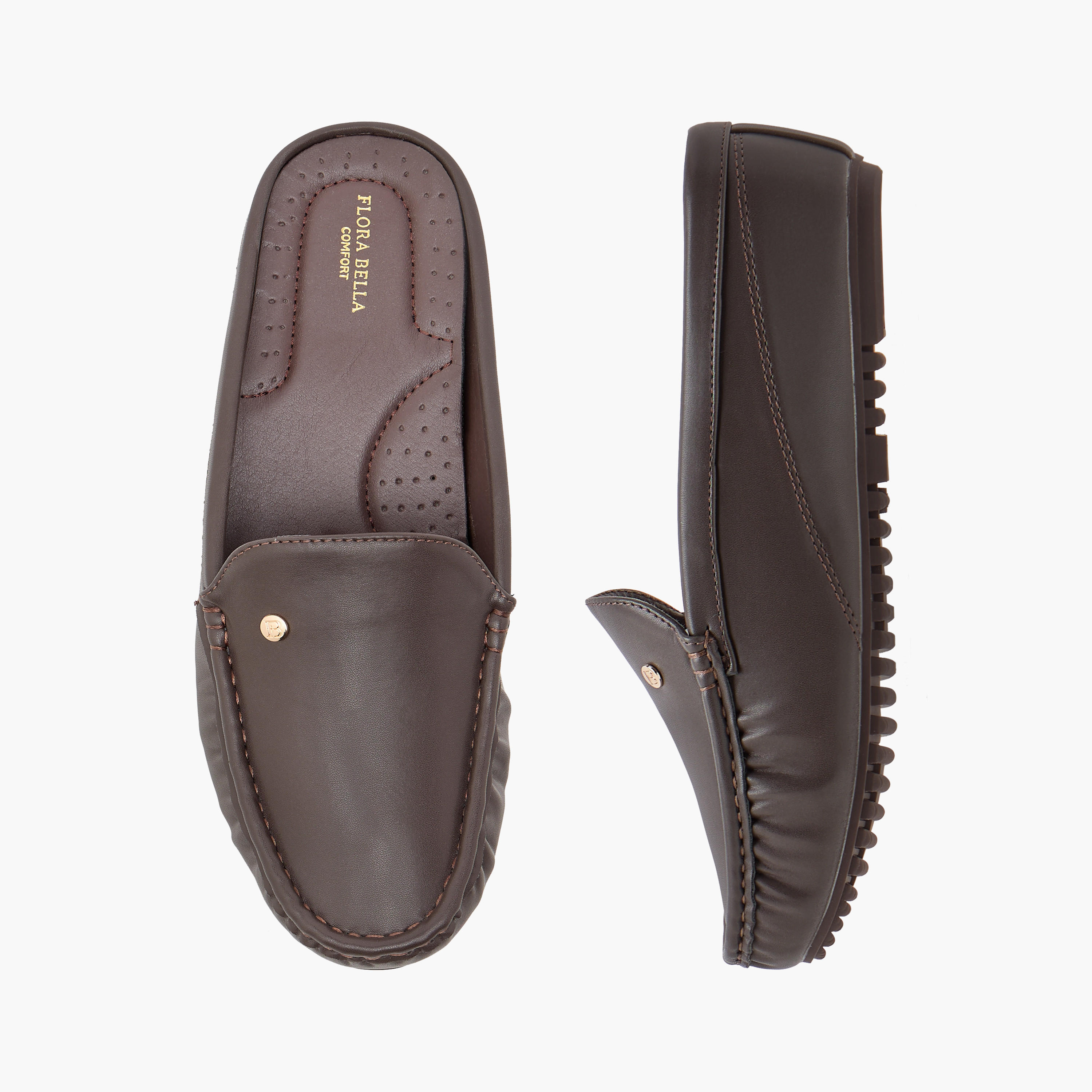 Flora Bella Solid Slip-On Mules with Flatform Heel-women-shoes-flats-loafers-image-1