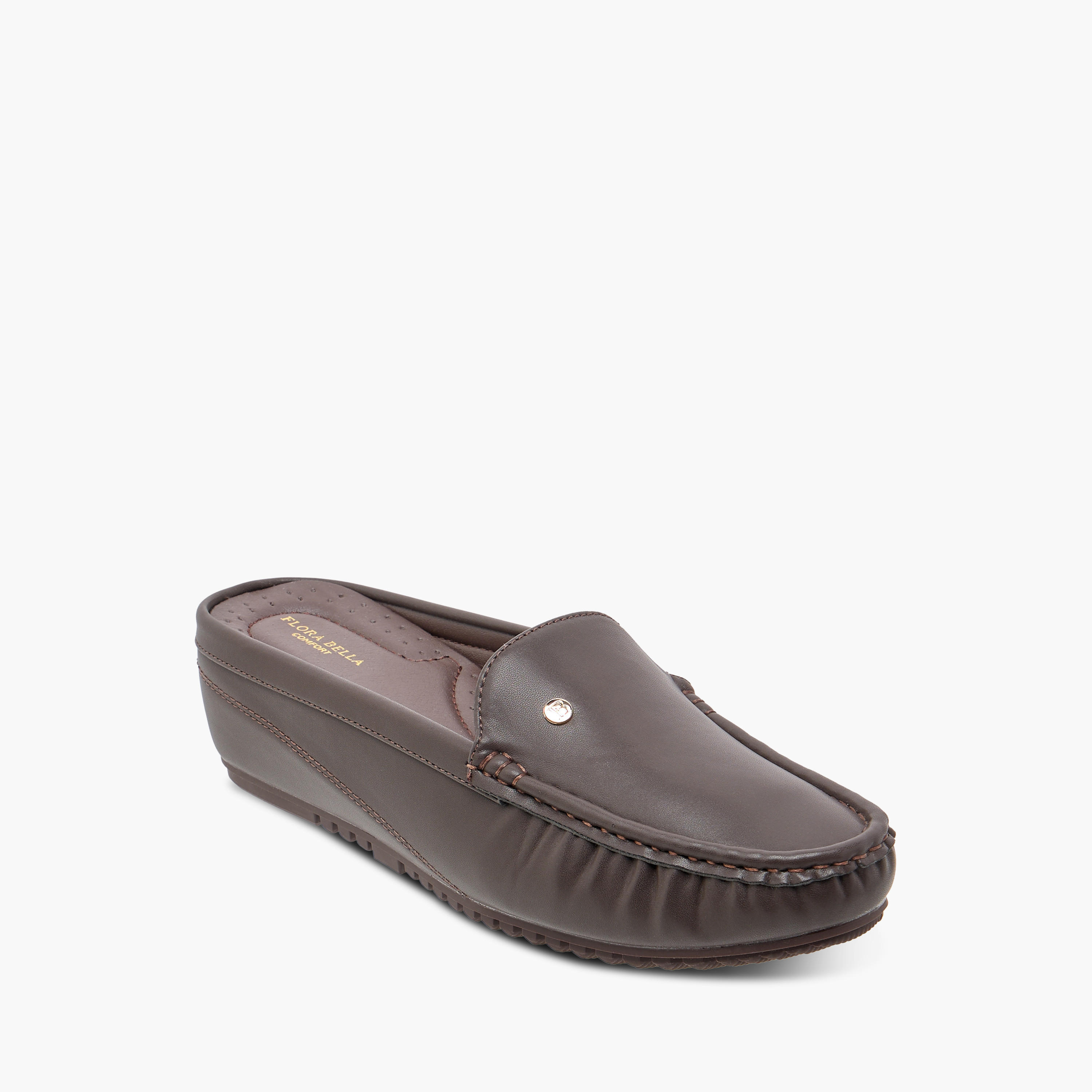 حذاء ميول سادة سهل الارتداء بكعب مسطح من فلورا بيلا-women-shoes-flats-loafers-image-2