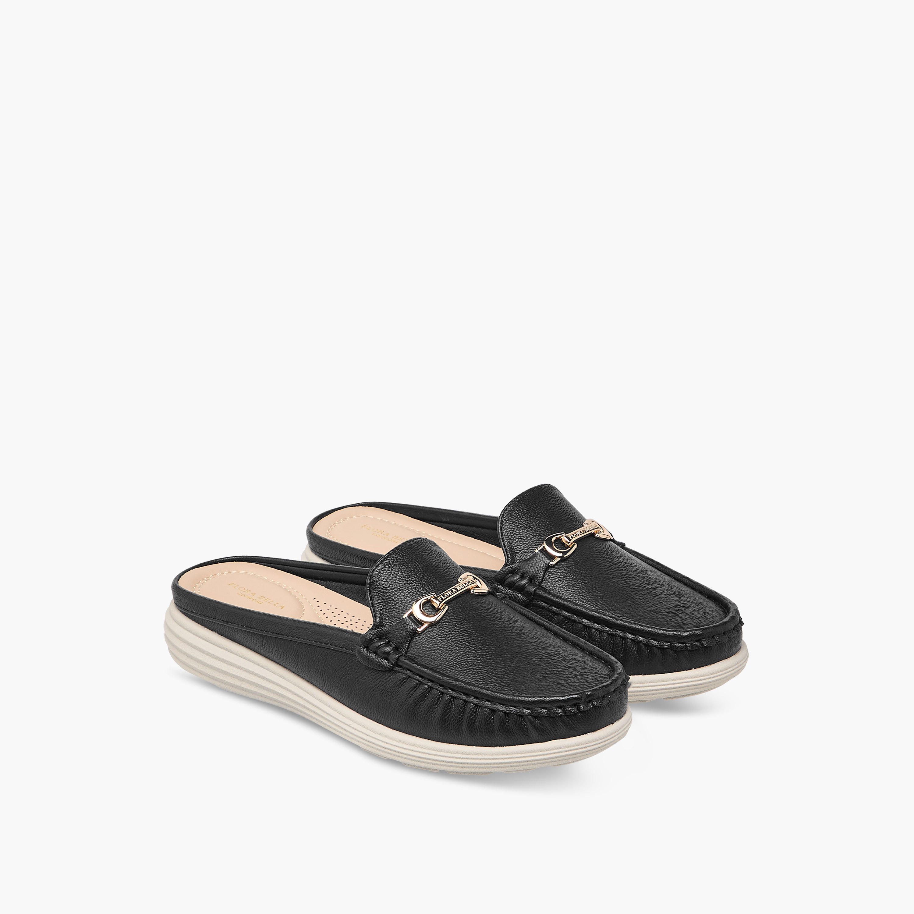 Flora Bella Metal Accent Slip-On Mules-women-shoes-flats-mules-image-1