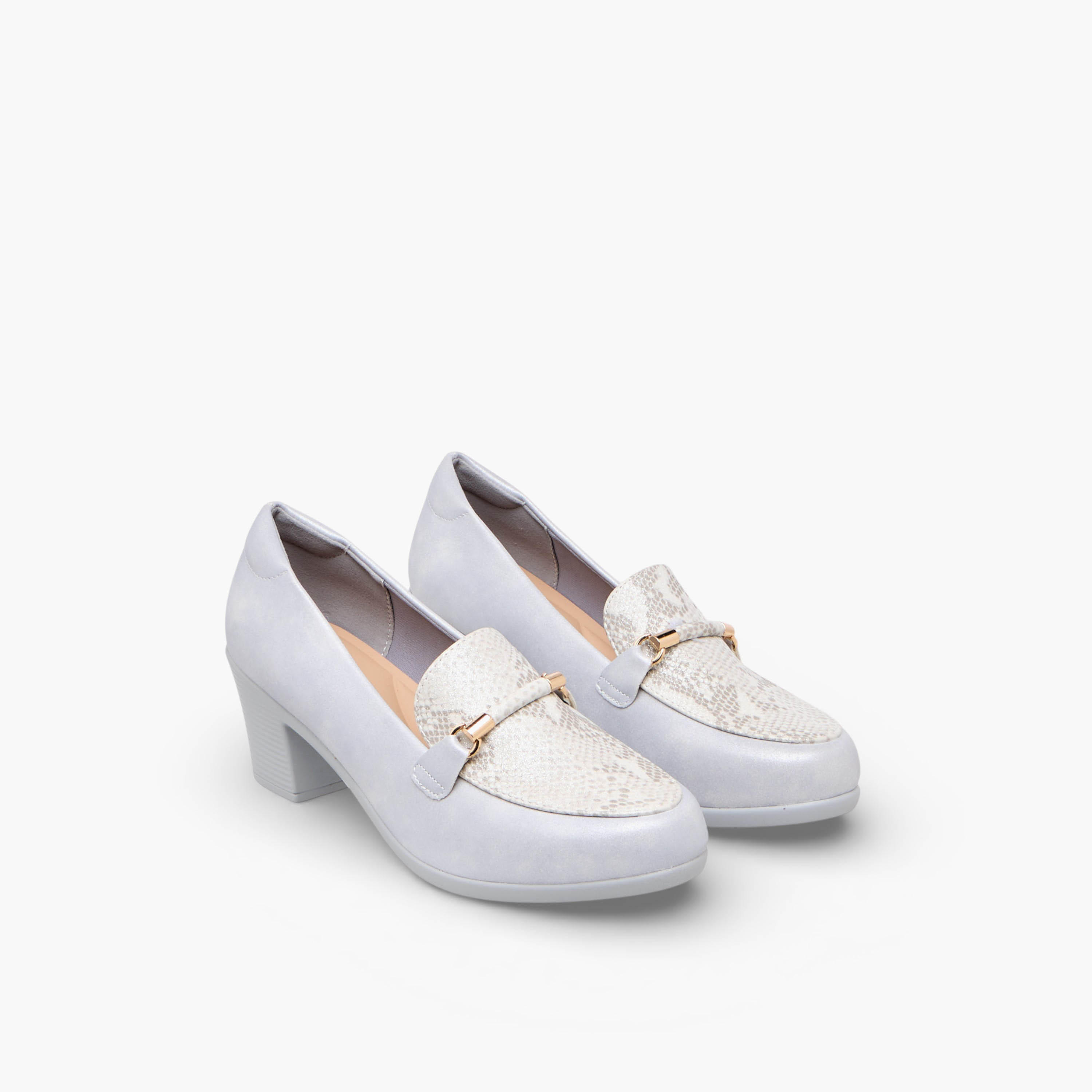 حذاء كلاسيكي بطعب عريض للنساء من فلورا بيلا-women-shoes-heels-image-1