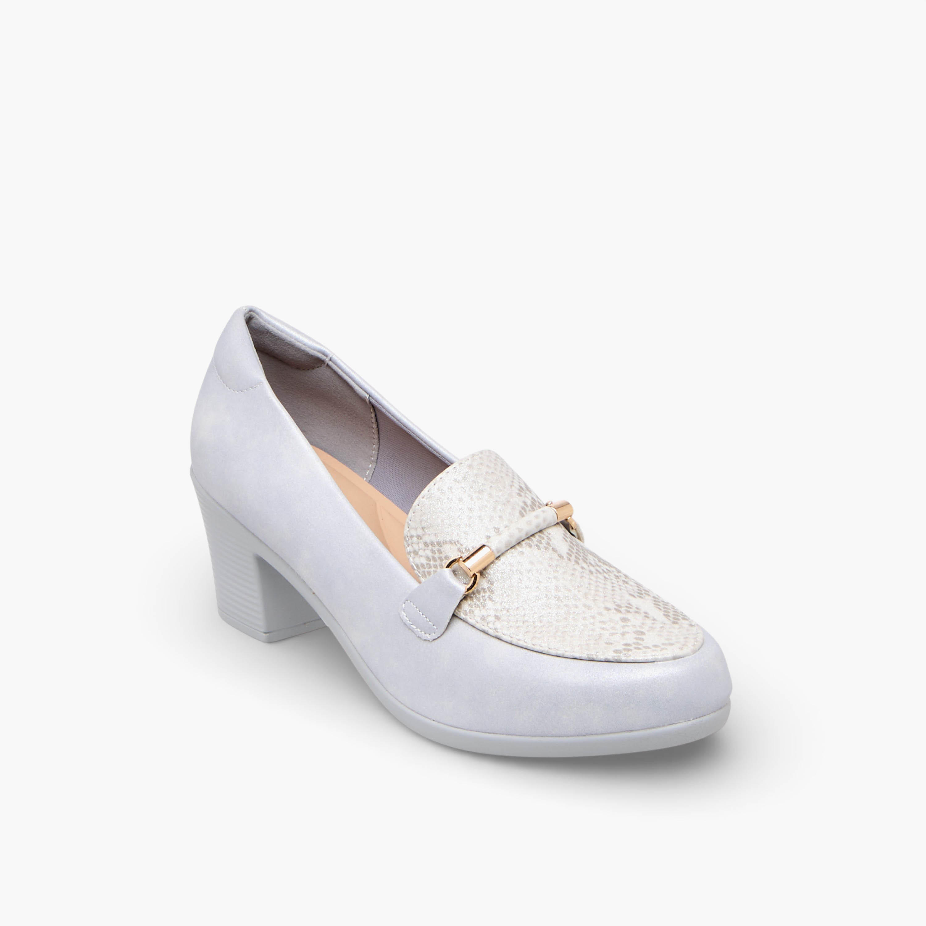 حذاء كلاسيكي بطعب عريض للنساء من فلورا بيلا-women-shoes-heels-image-2