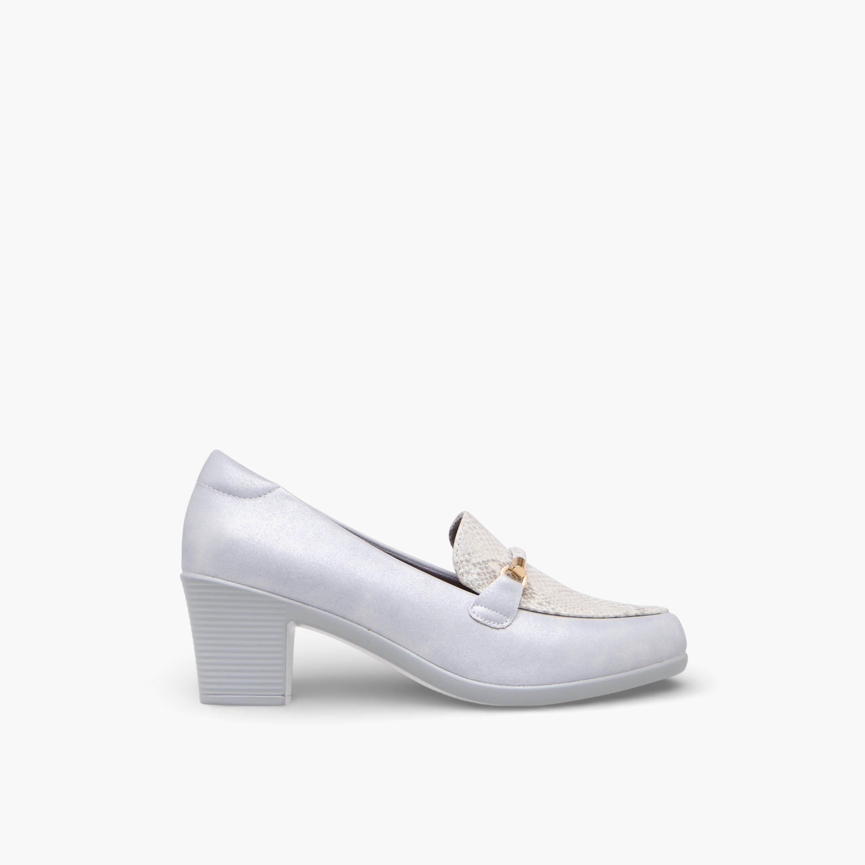حذاء كلاسيكي بطعب عريض للنساء من فلورا بيلا-women-shoes-heels-image-3