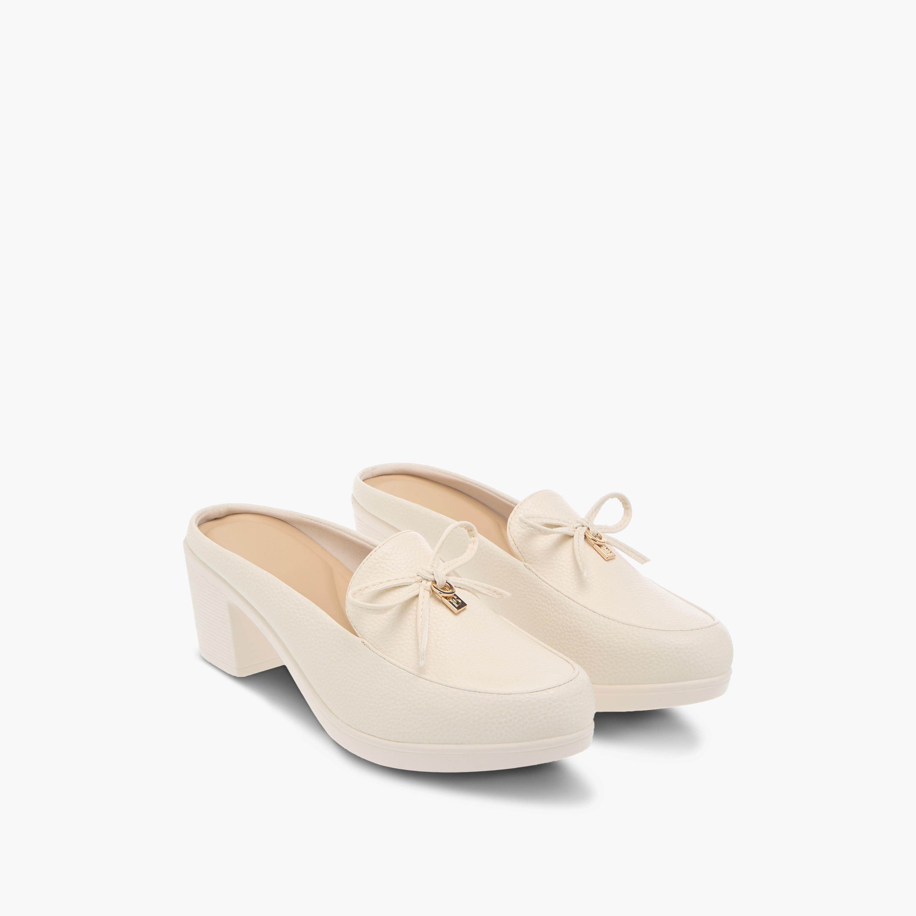 حذاء سهل الارتداء مريح بكعب سميك وفيونكة من فلورا بيلا-women-shoes-loafersandmoccasins-image-1