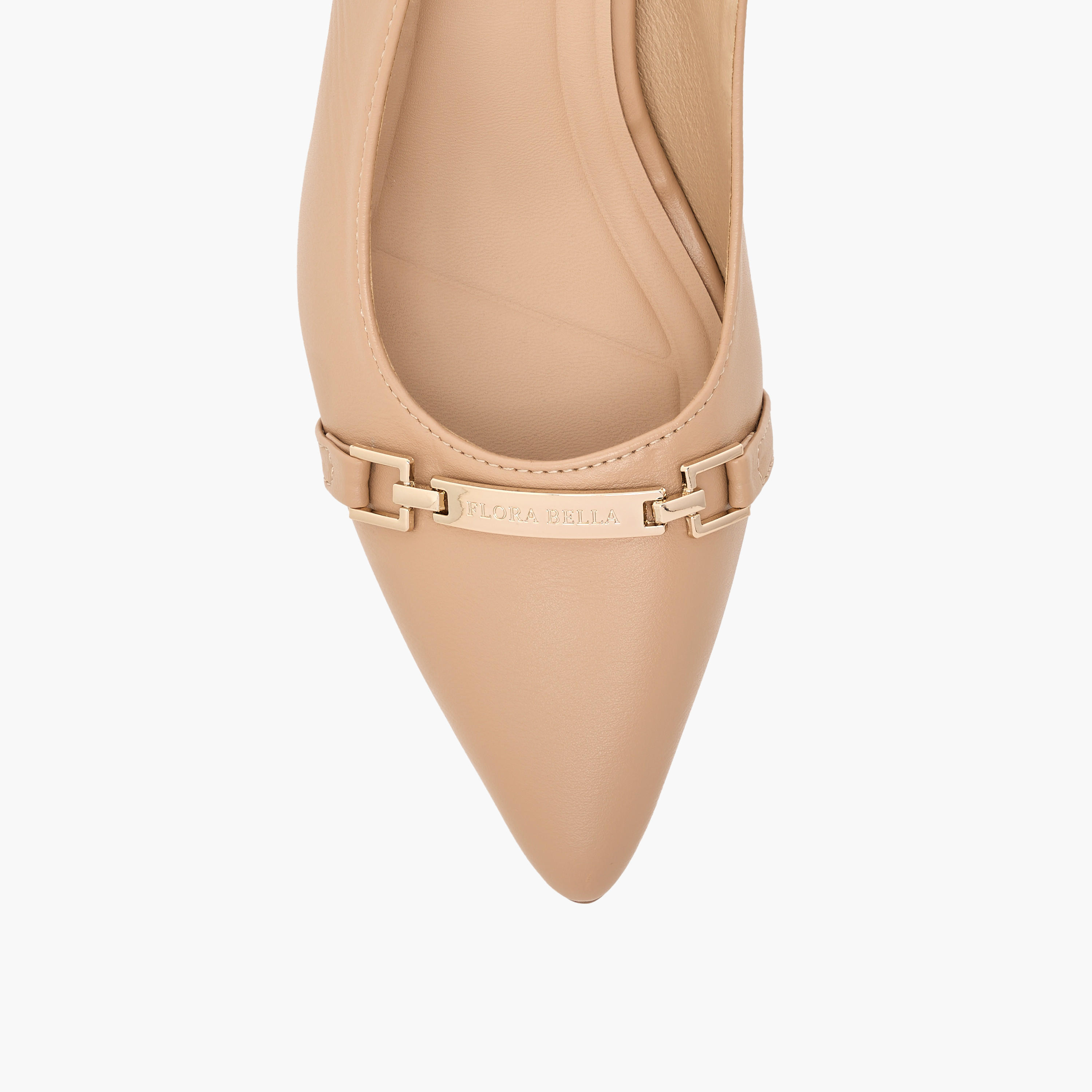 حذاء بحزام خلفي وكعب واسع وزينة ميتاليك من فلورا بيلا-women-shoes-heels-image-4