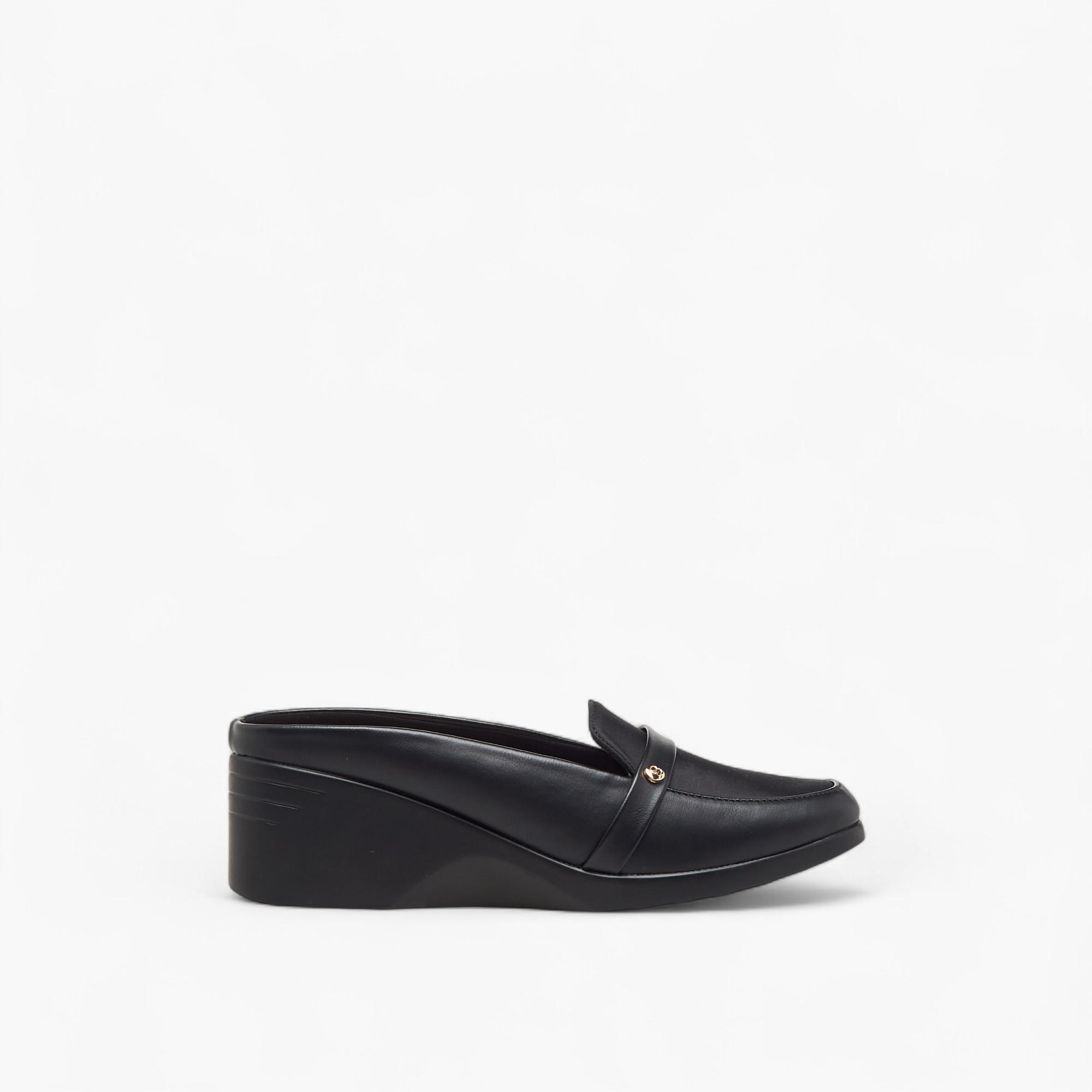 حذاء ميول سادة سهل الارتداء بكعب ويدج من فلورا بيلا-women-shoes-heels-image-3