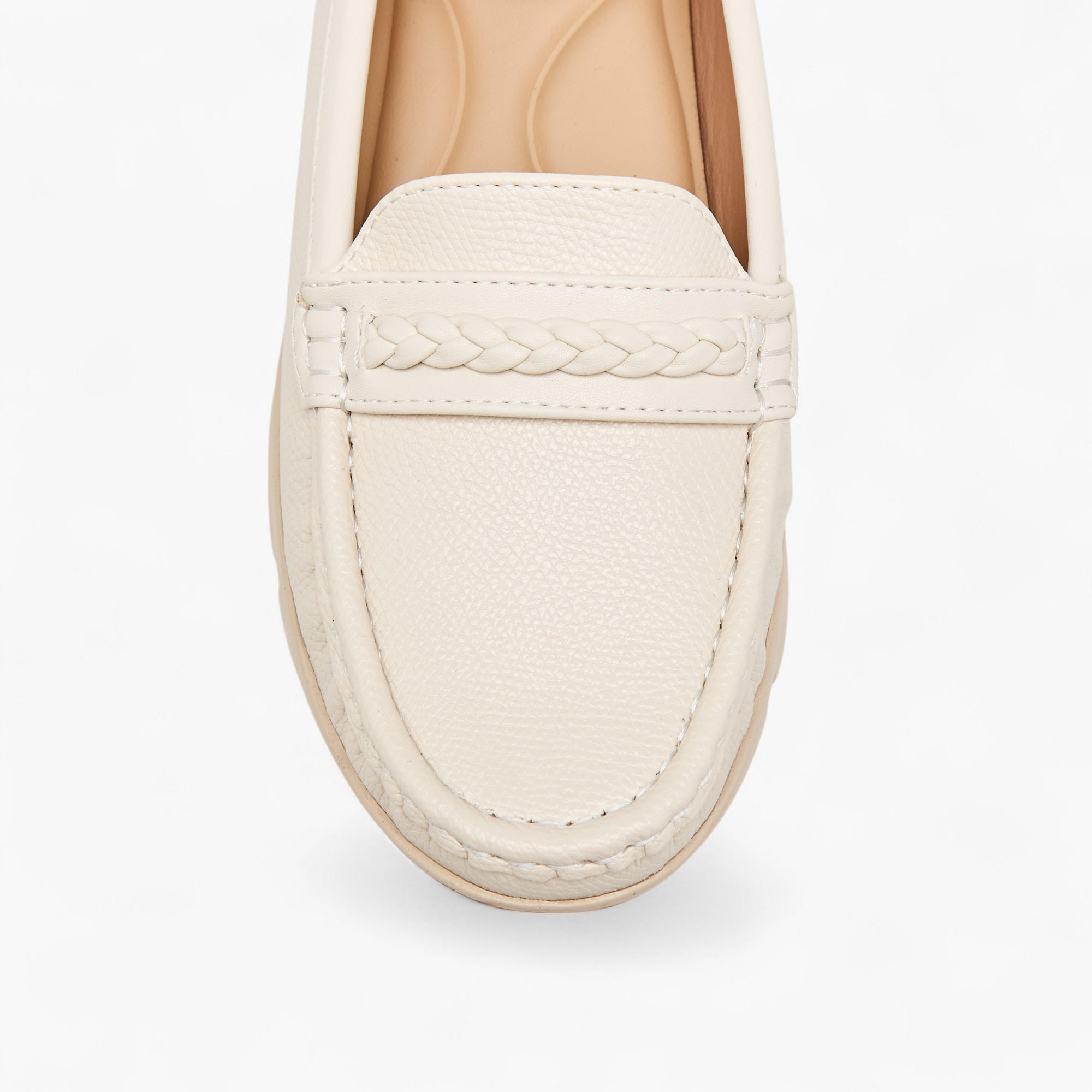 Flora Bella Textured Slip-On Loafers with Braid Detail-women-shoes-loafersandmoccasins-image-4
