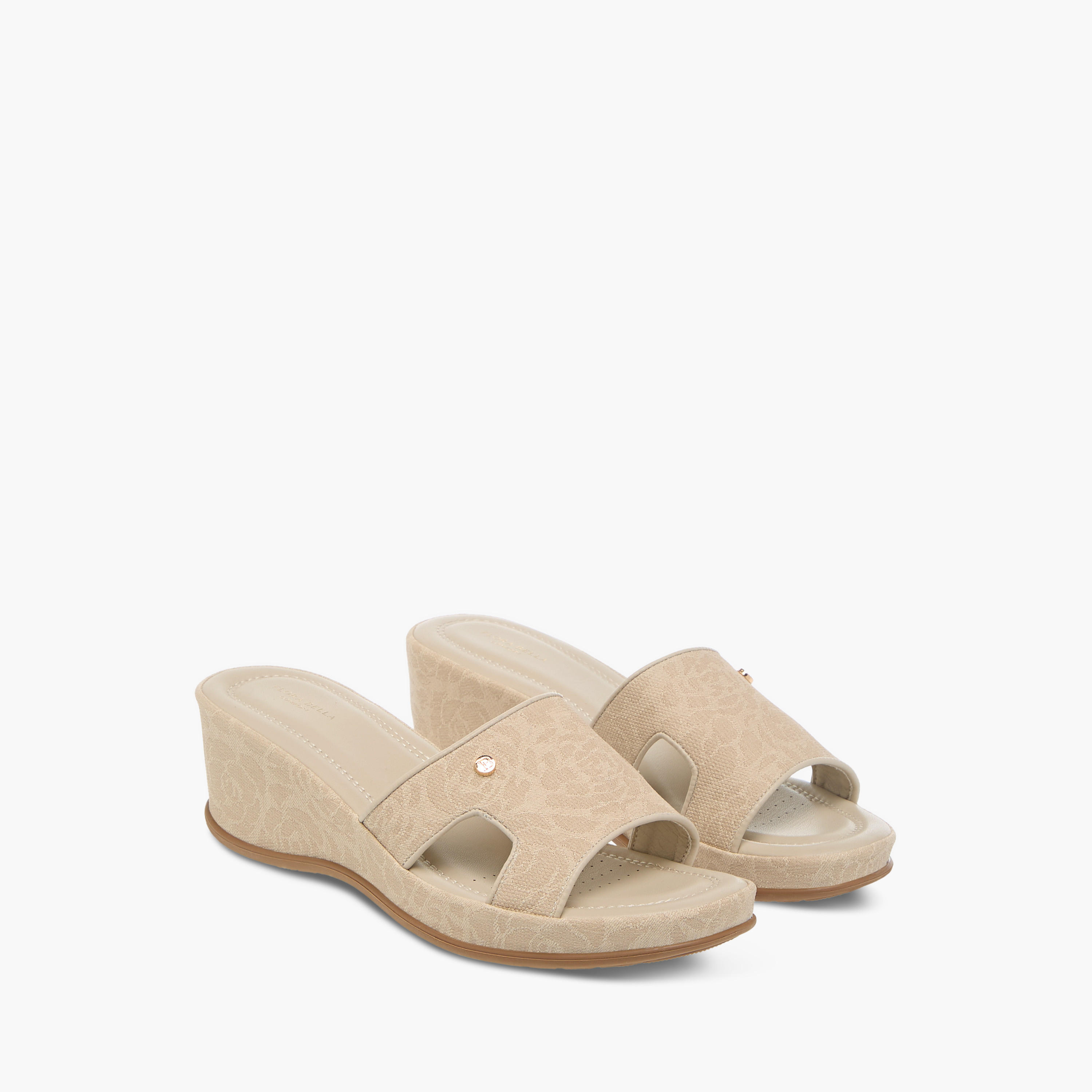 Flora Bella Floral Textured Slip-On Wedge Heel Comfort Sandals-women-shoes-sandals-heeled-image-1