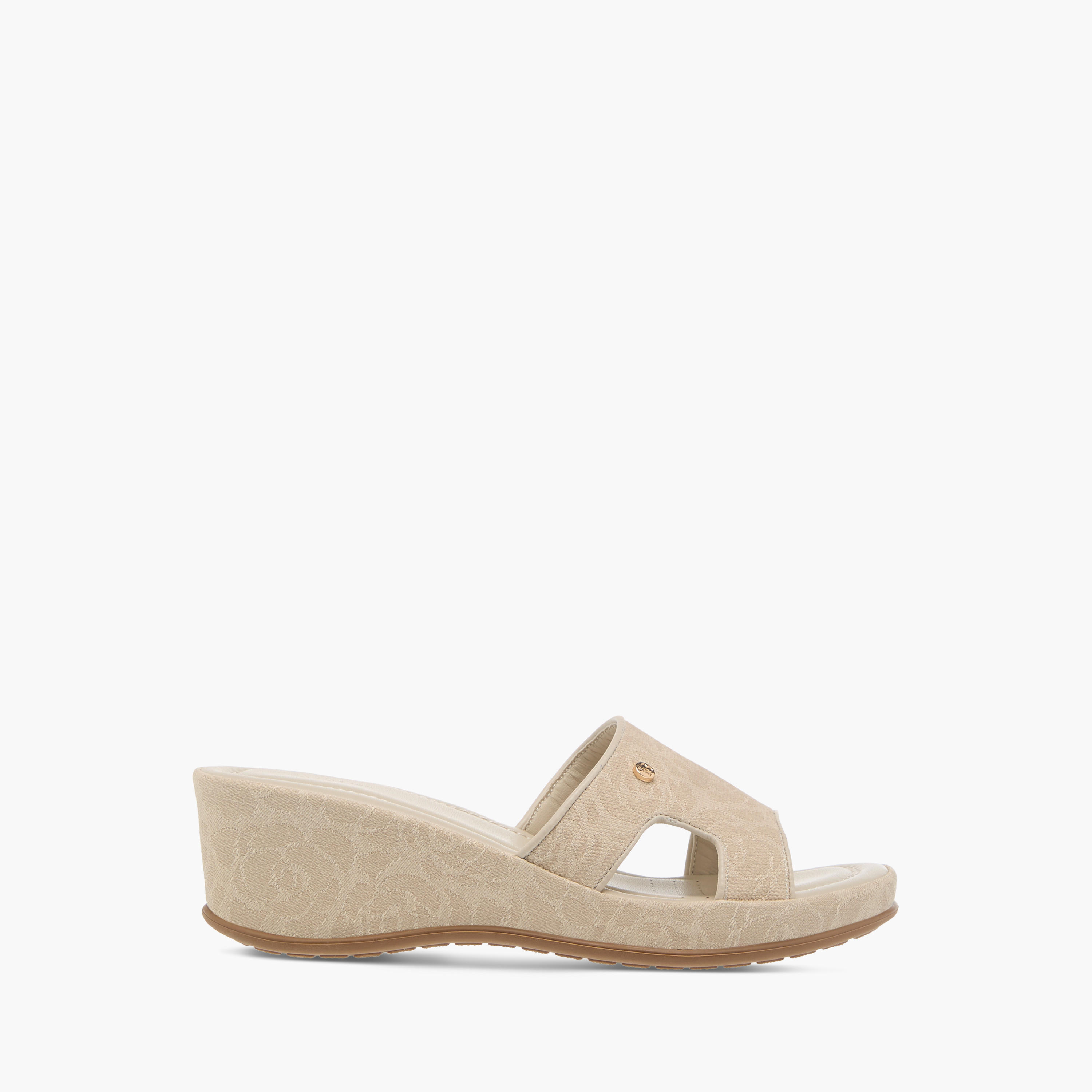 Flora Bella Floral Textured Slip-On Wedge Heel Comfort Sandals-women-shoes-sandals-heeled-image-3