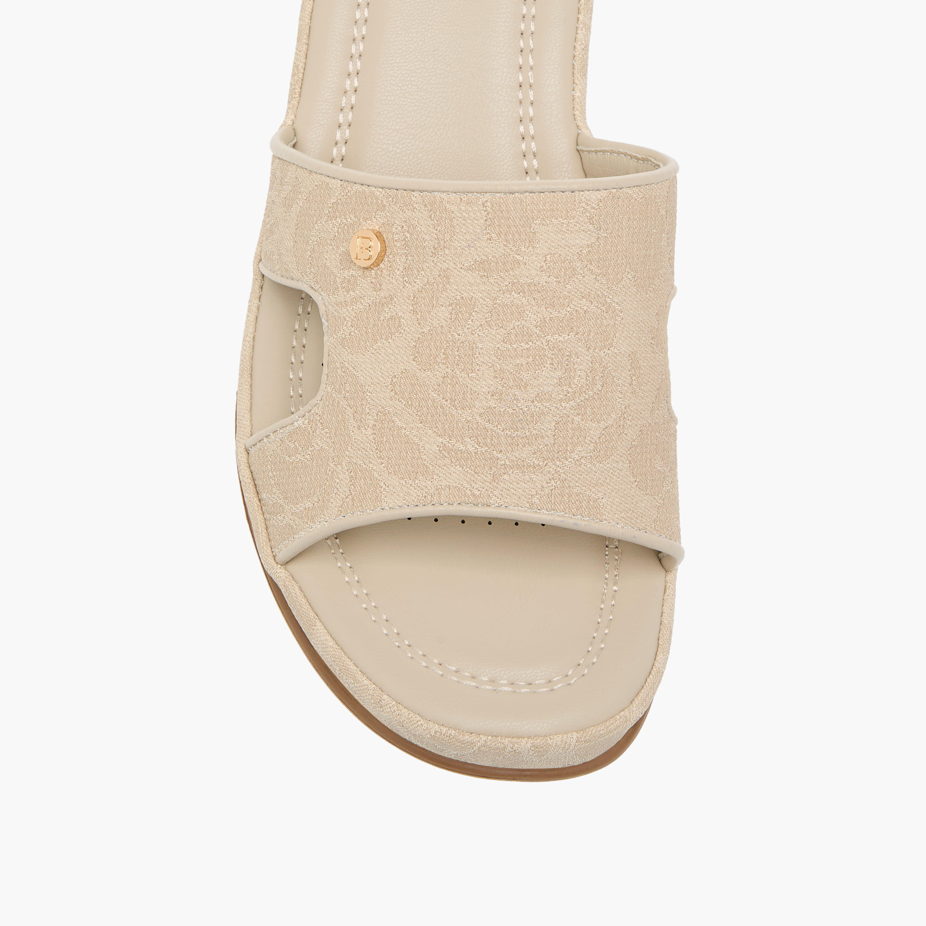 Flora Bella Floral Textured Slip-On Wedge Heel Comfort Sandals-women-shoes-sandals-heeled-image-4