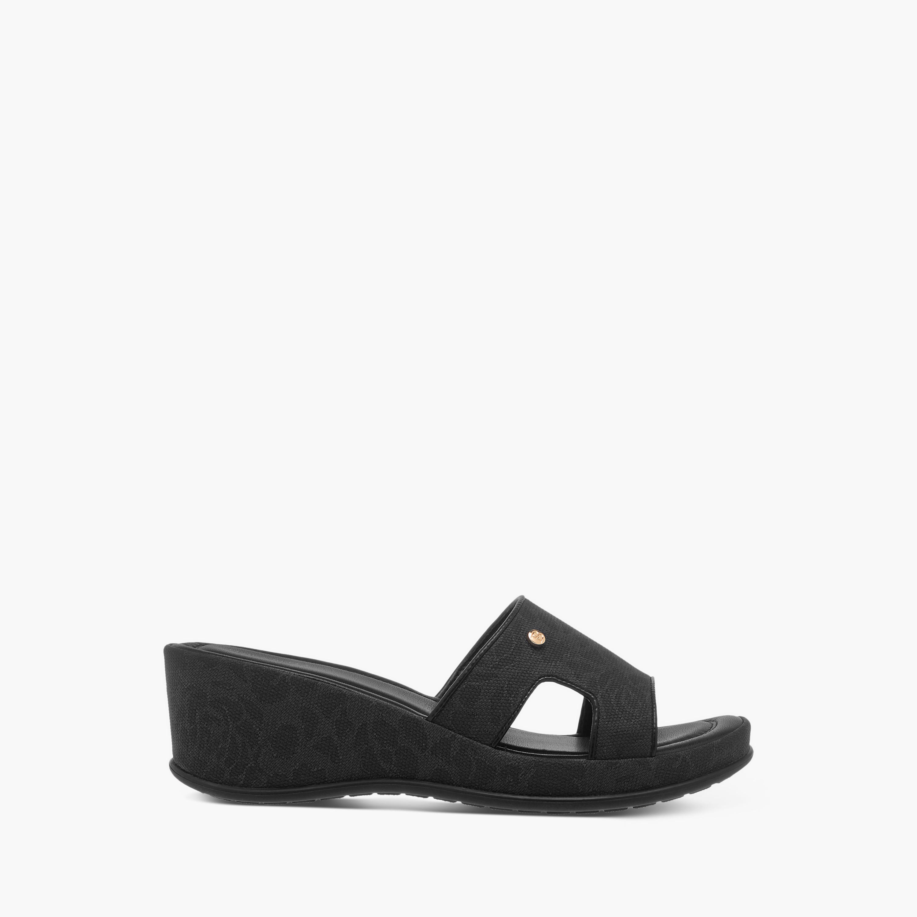 صندل مريح سهل الارتداء بارز الملمس بكعب ويدج وتفاصيل أزهار من فلورا بيلا-women-shoes-sandals-heeled-image-3