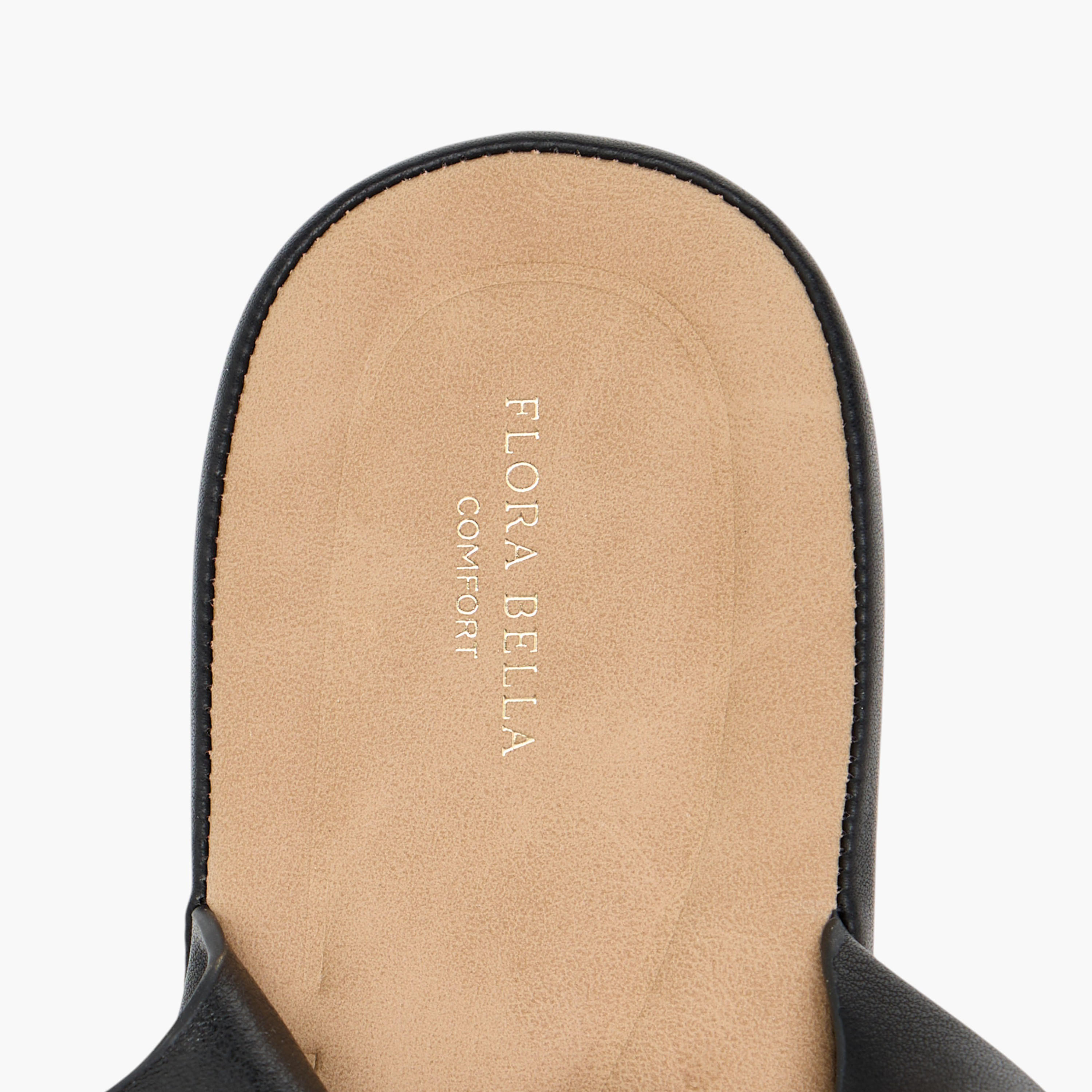 Flora Bella Solid Comfort Sandals with Hook and Loop Closure-women-shoes-flats-sandals-image-5