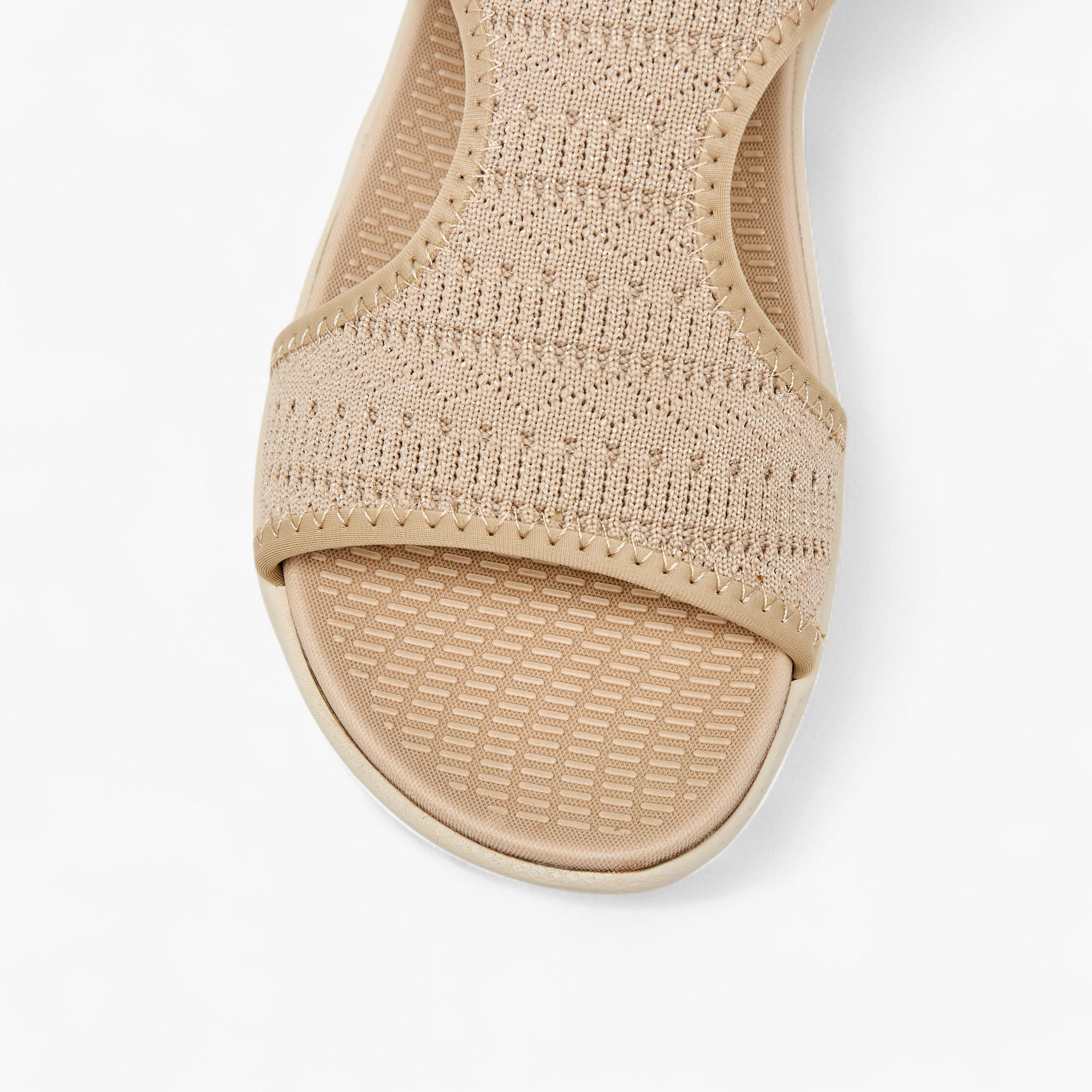 Flora Bella Textured Comfort Sandals with Backstrap-women-shoes-flats-sandals-image-4