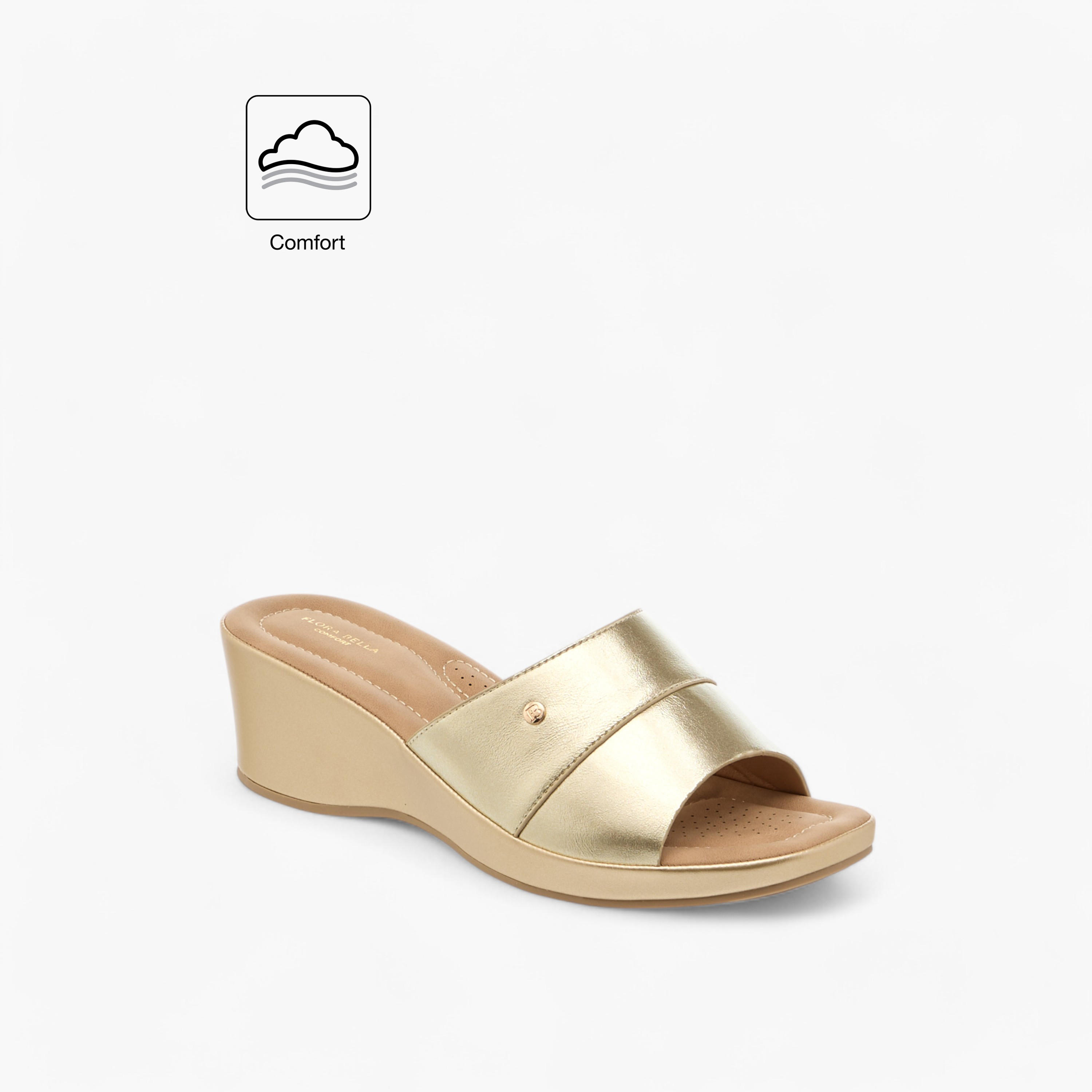 Flora Bella Slip-On Comfort Sandals with Wedge Heel-women-shoes-sandals-heeled-image-2