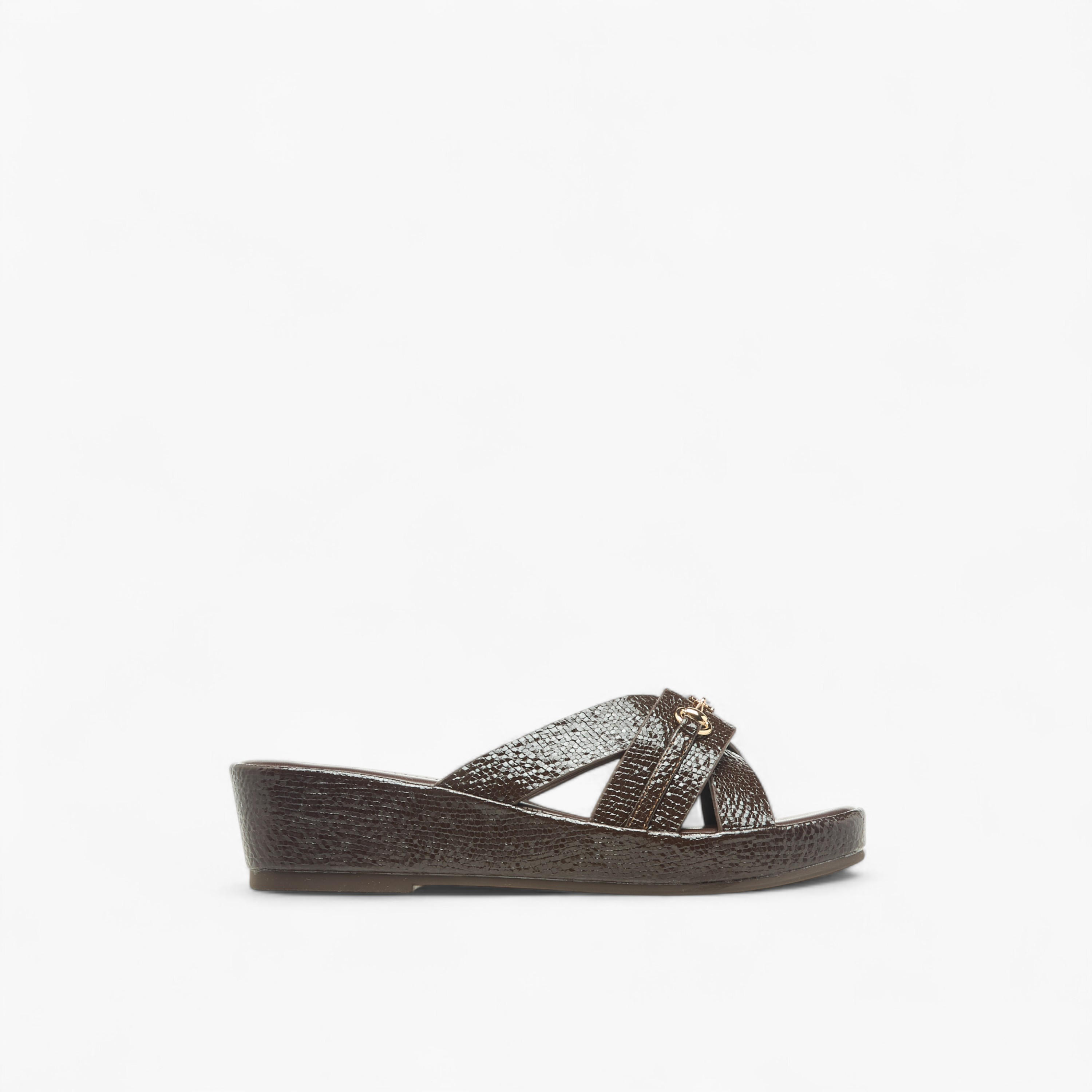 صندل بحزام متقاطع وزينة فيونكة للنساء من فلورا بيلا-women-shoes-sandals-heeled-image-3