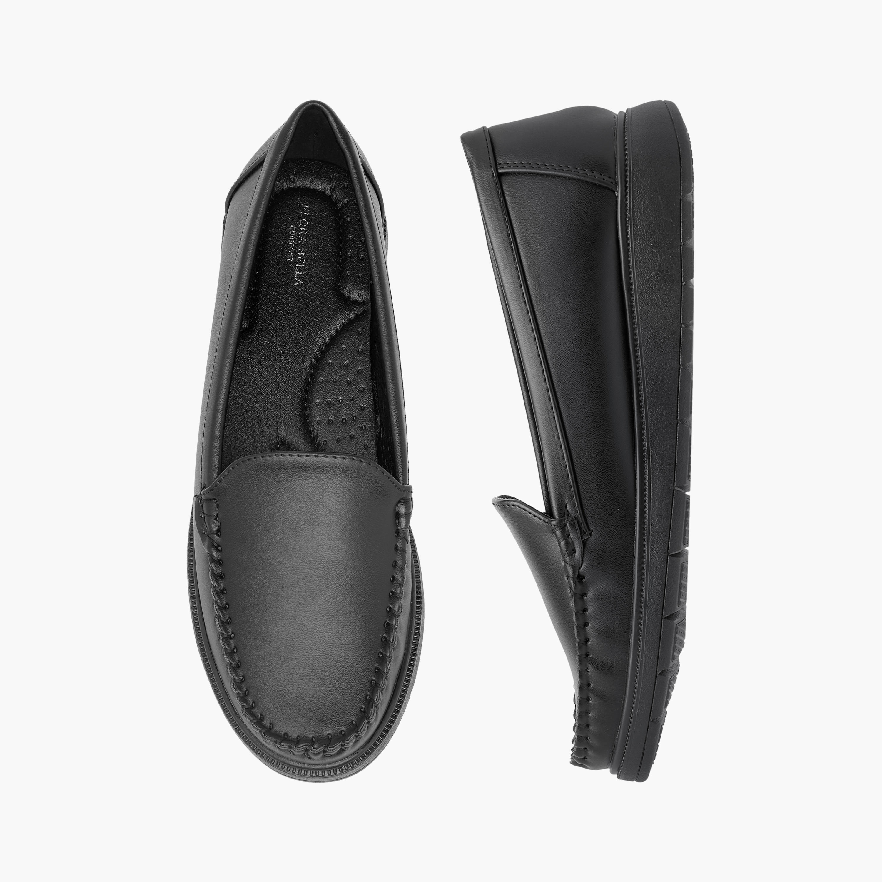 حذاء سادة سهل الارتداء من فلورا بيلا-women-shoes-flats-loafers-image-1
