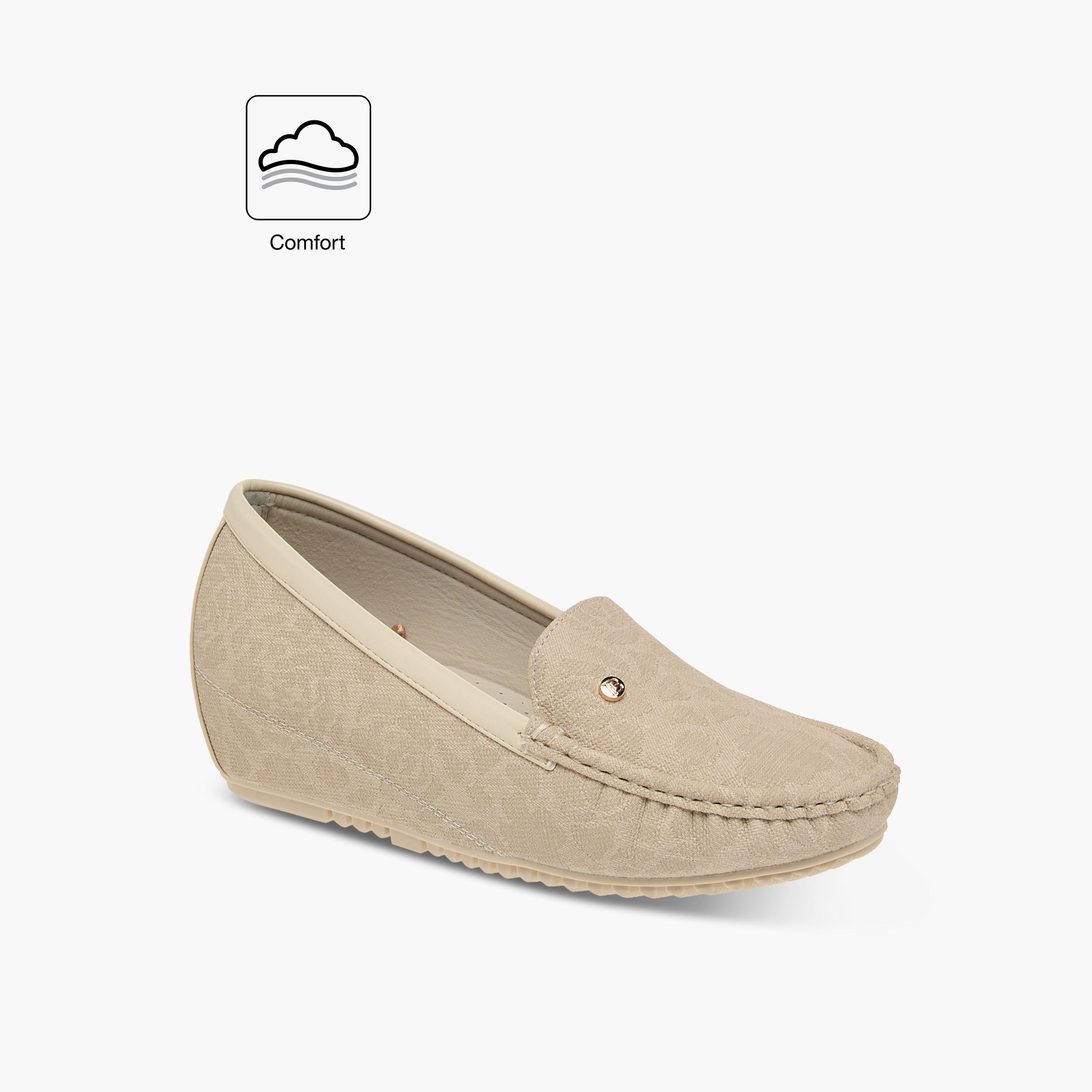 Flora Bella Floral Textured Slip-On Comfort Loafers with Wedge Heels-women-shoes-loafersandmoccasins-image-2