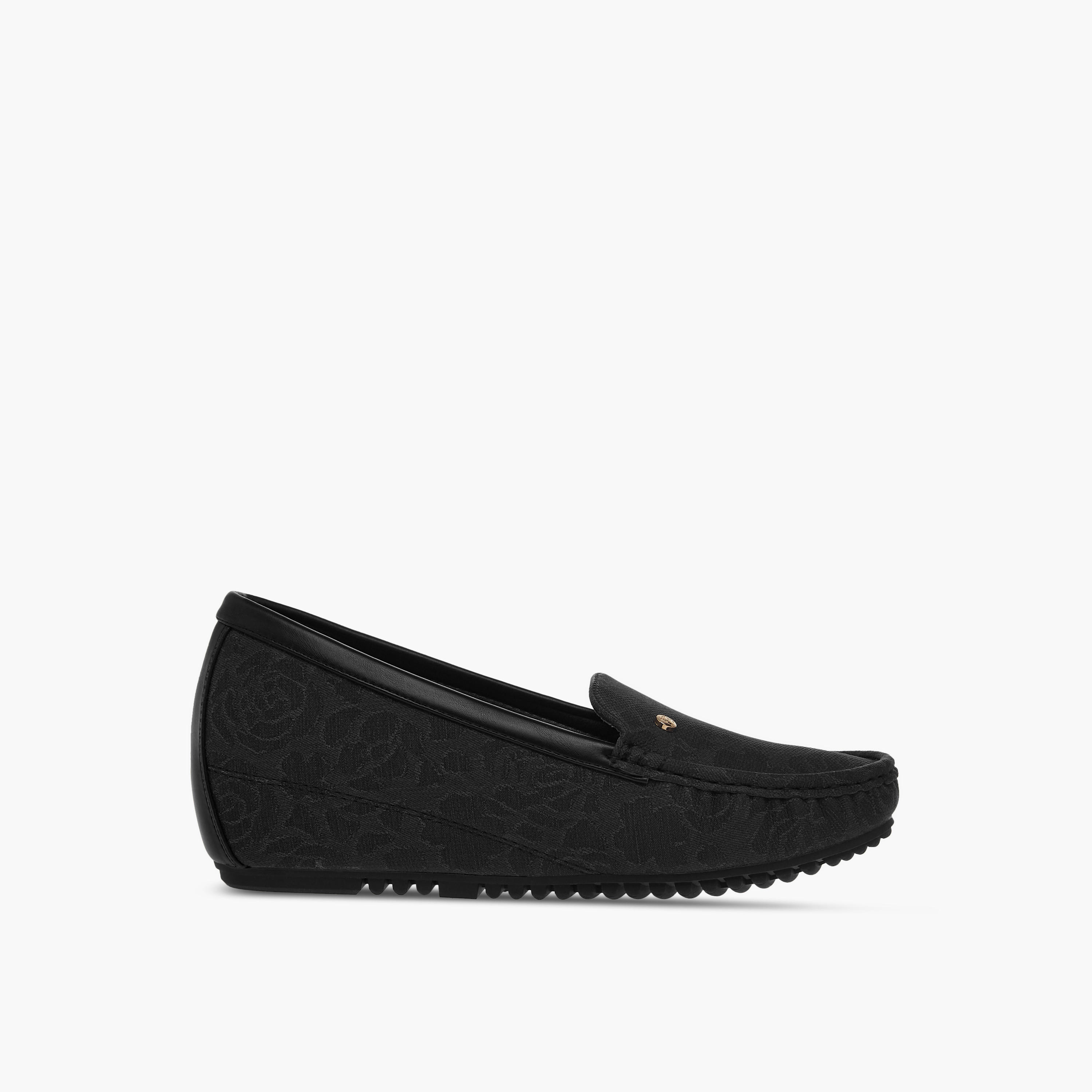 Flora Bella Floral Textured Slip-On Comfort Loafers with Wedge Heels-women-shoes-loafersandmoccasins-image-3