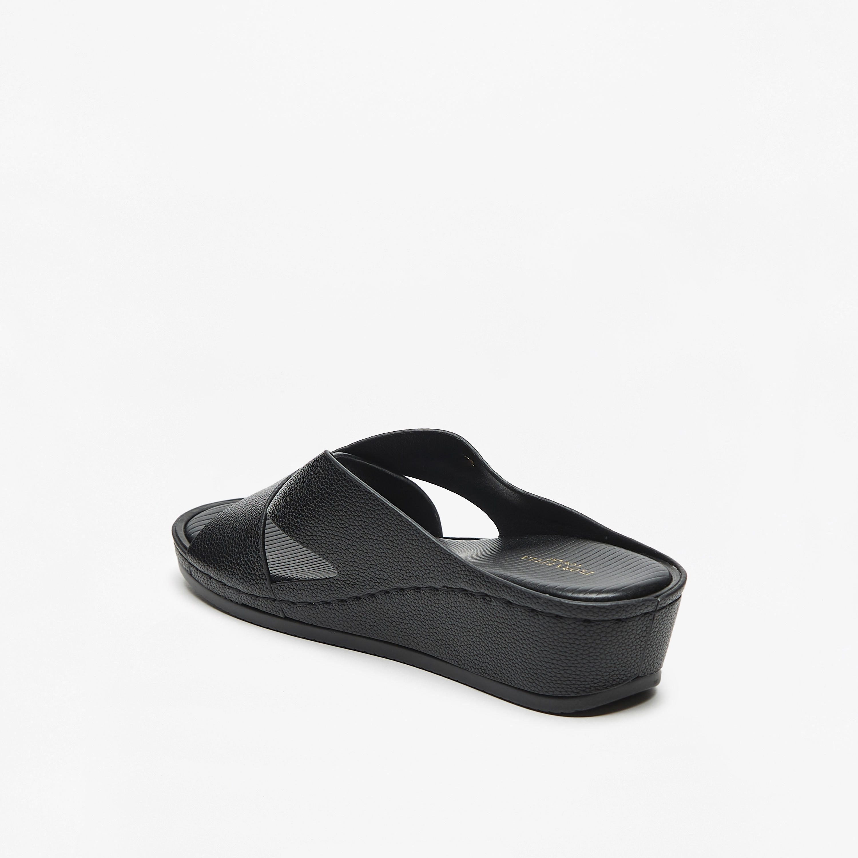 صندل سهل الارتداء بحزام متقاطع وكعب سميك وطبعات شعار من فلورا بيلا-women-shoes-sandals-heeled-image-7