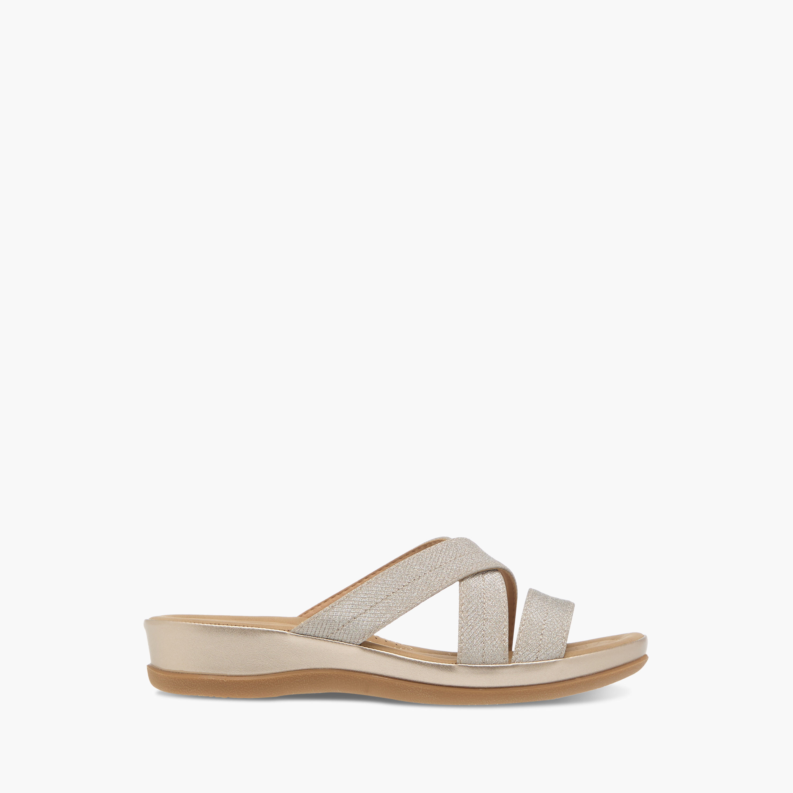 Flora Bella Textured Slip-On Strappy Comfort Sandals-women-shoes-sandals-heeled-image-3
