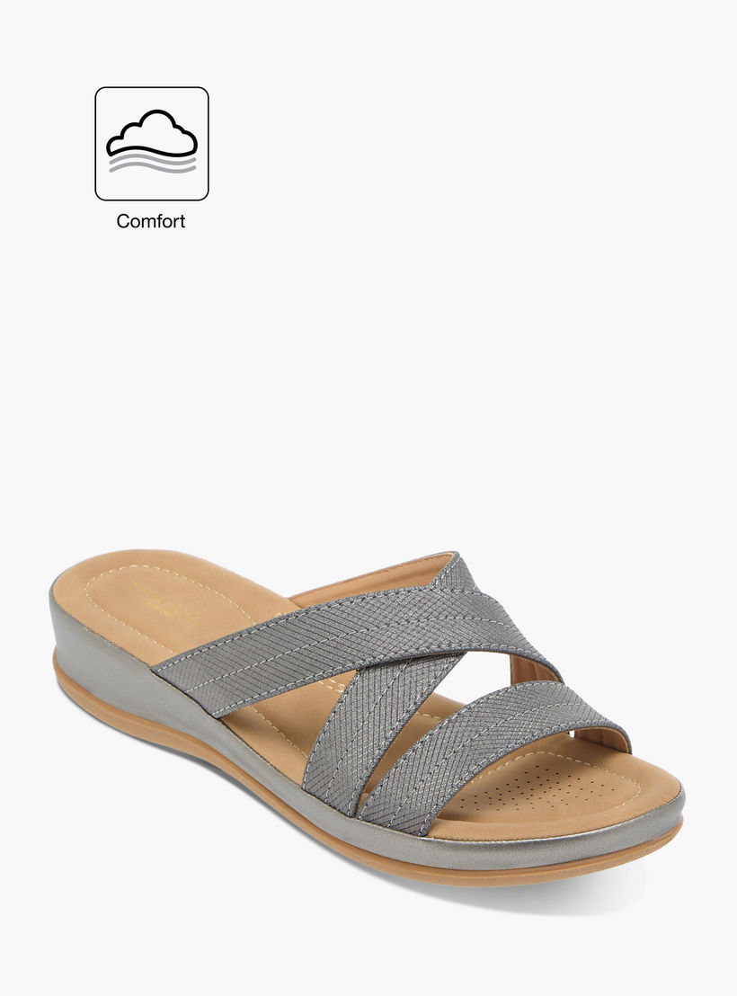صندل مريح بارز الملمس سهل الارتداء بأحزمة من فلورا بيلا-women-shoes-sandals-heeled-image-2
