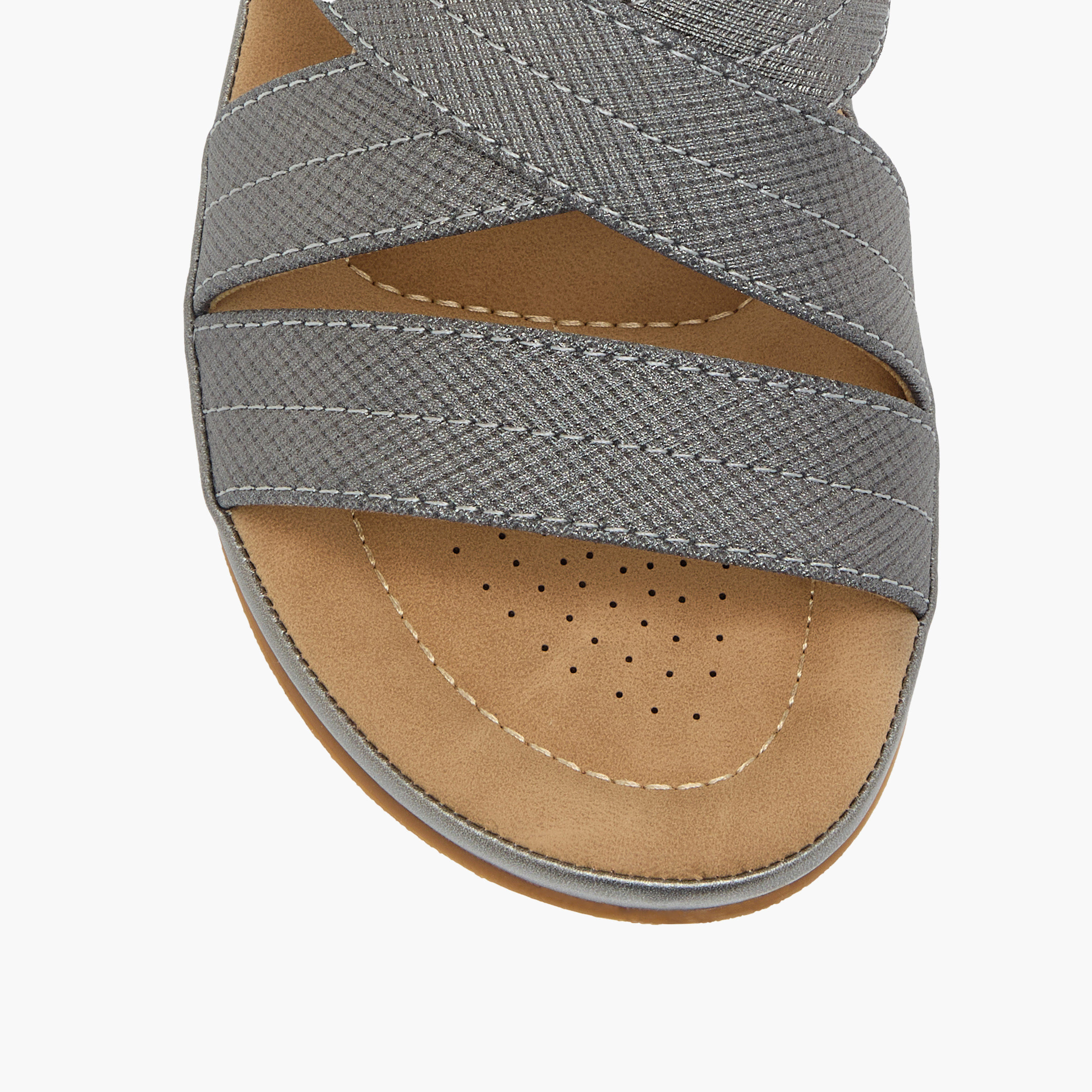 صندل مريح بارز الملمس سهل الارتداء بأحزمة من فلورا بيلا-women-shoes-sandals-heeled-image-4