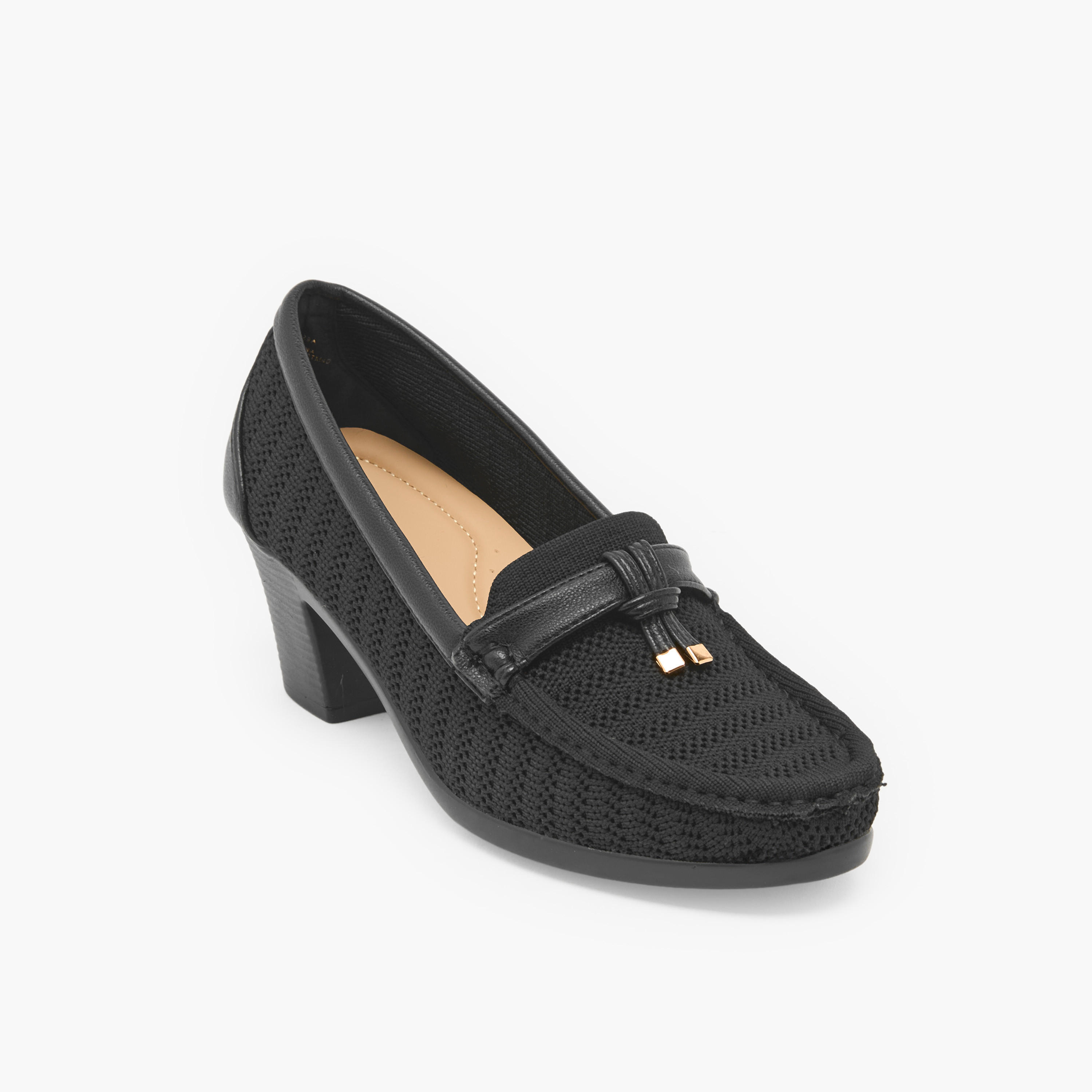 Flora Bella Women Block Heel Loafers-women-shoes-heels-image-2